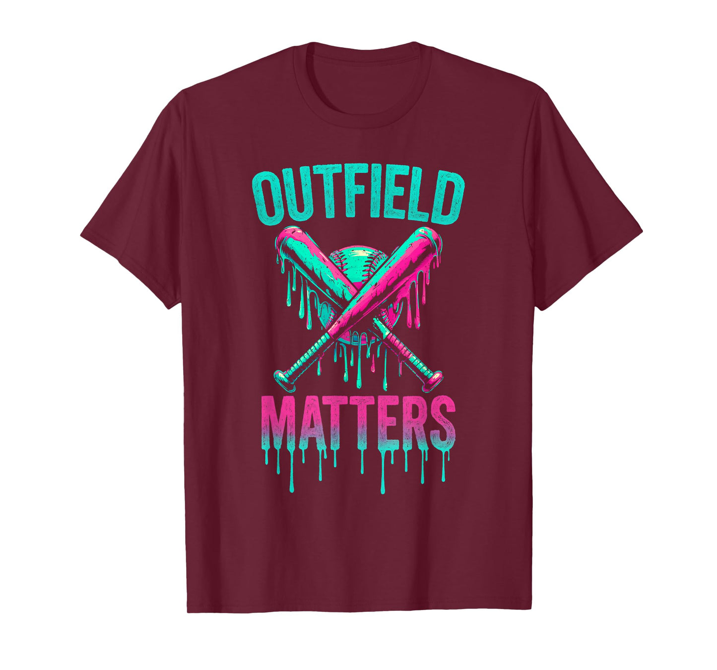 Baseball Outfield Matters Funny Baseball Player Outfielders T-Shirt