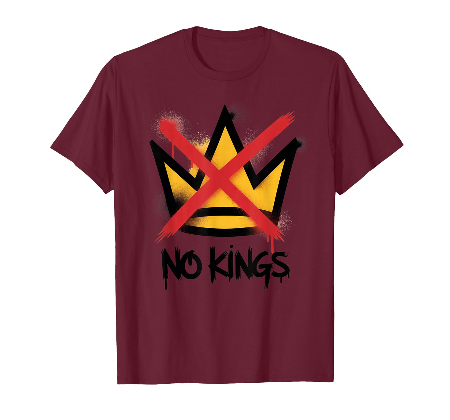 No Kings Frog Portland Frog Protest Vintage for Men Women T-Shirt