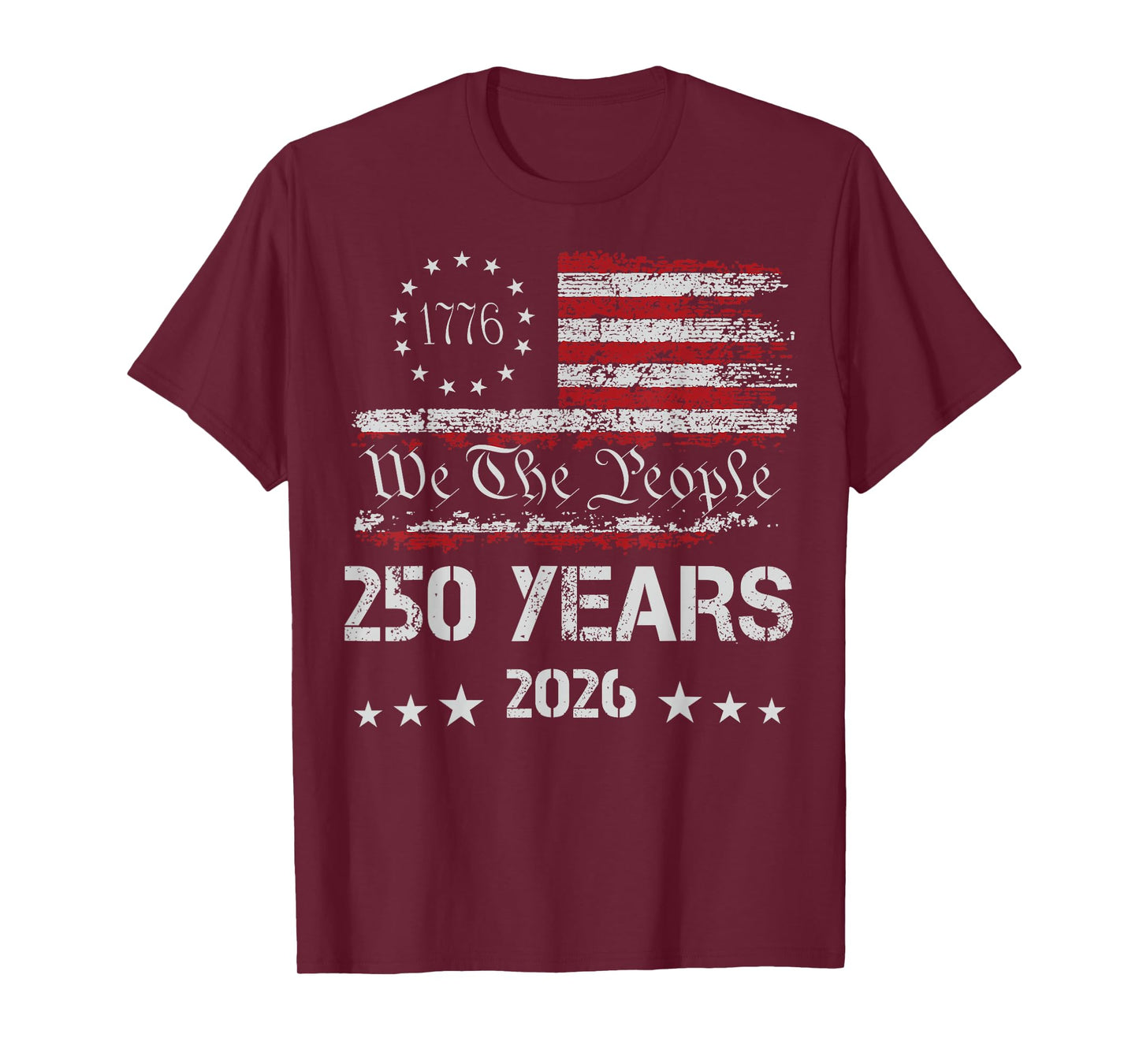 250th America US 250 Years We The People Birthday July 4th T-Shirt