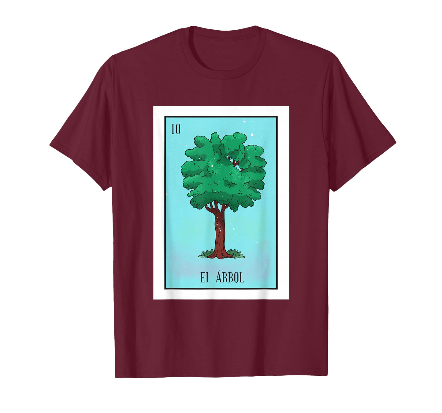 El Arbol The Tree Card Mexican Lottery T-Shirt