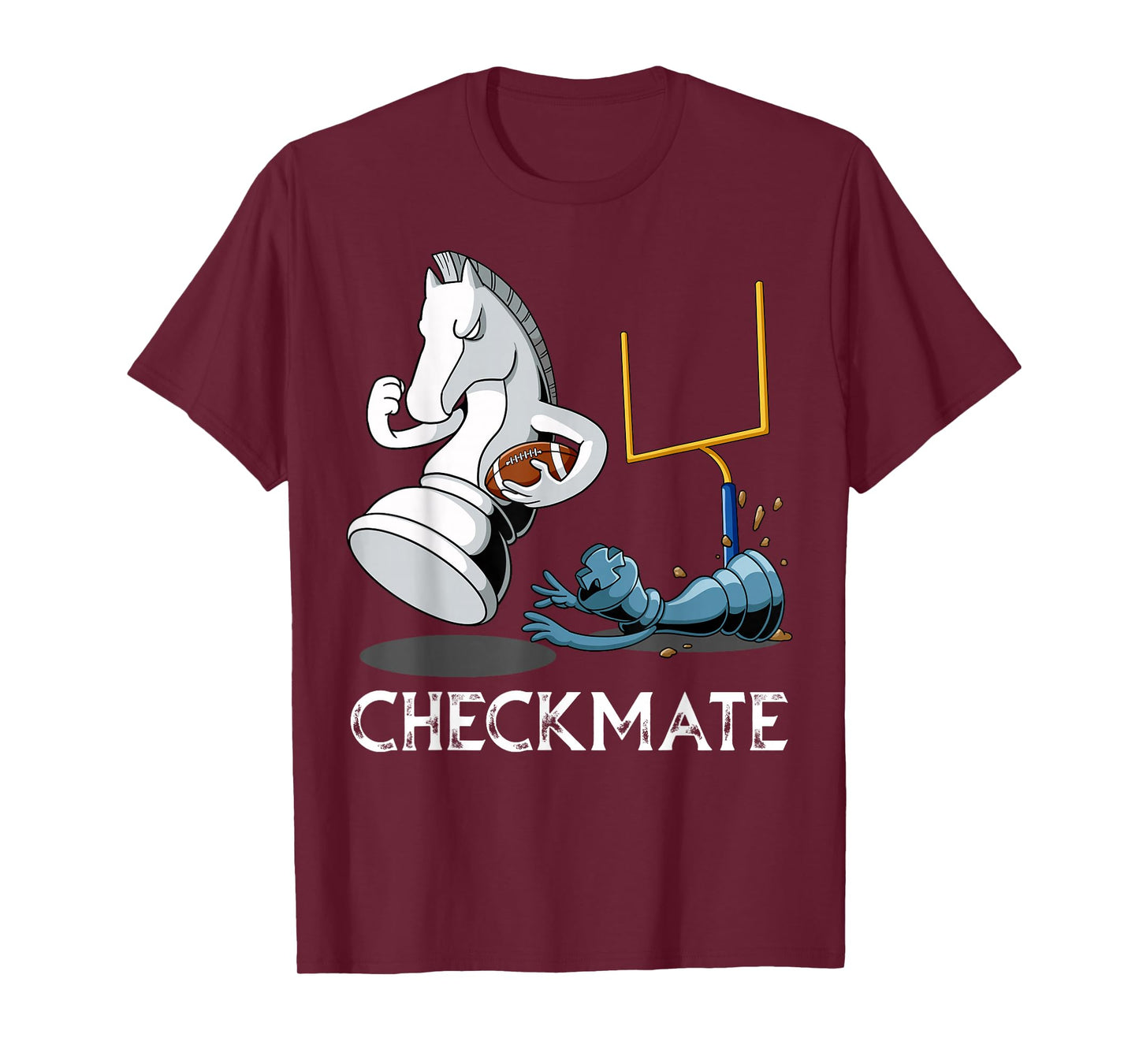 Football Checkmate Chess T-Shirt