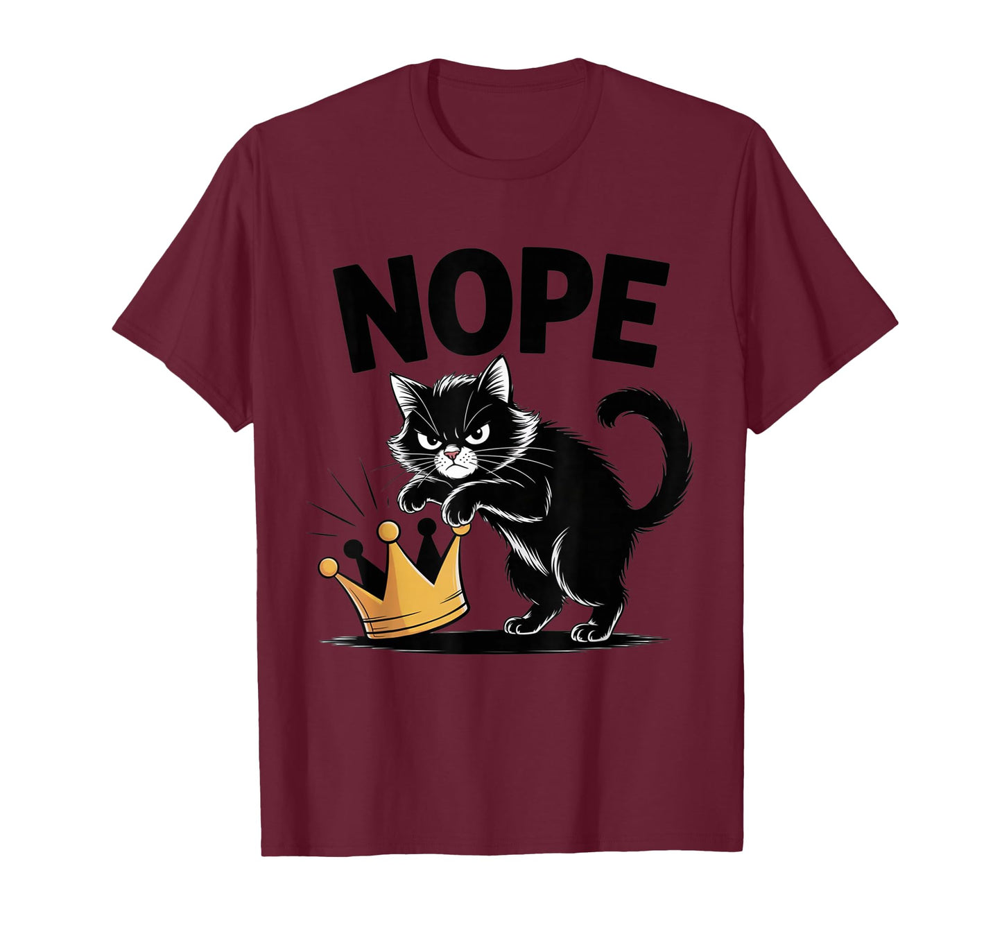No Kings in America Black Cat Tee T-Shirt