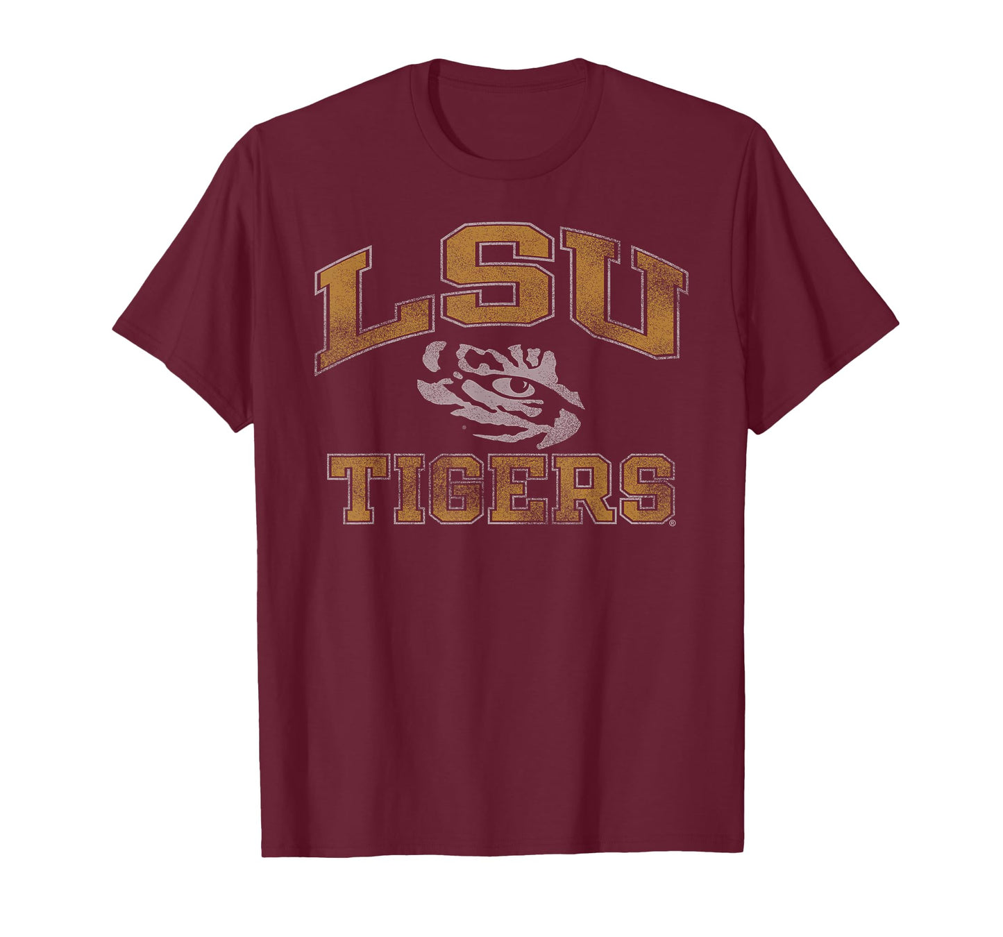 LSU Tigers Vintage Worn Purple Officially Licensed T-Shirt