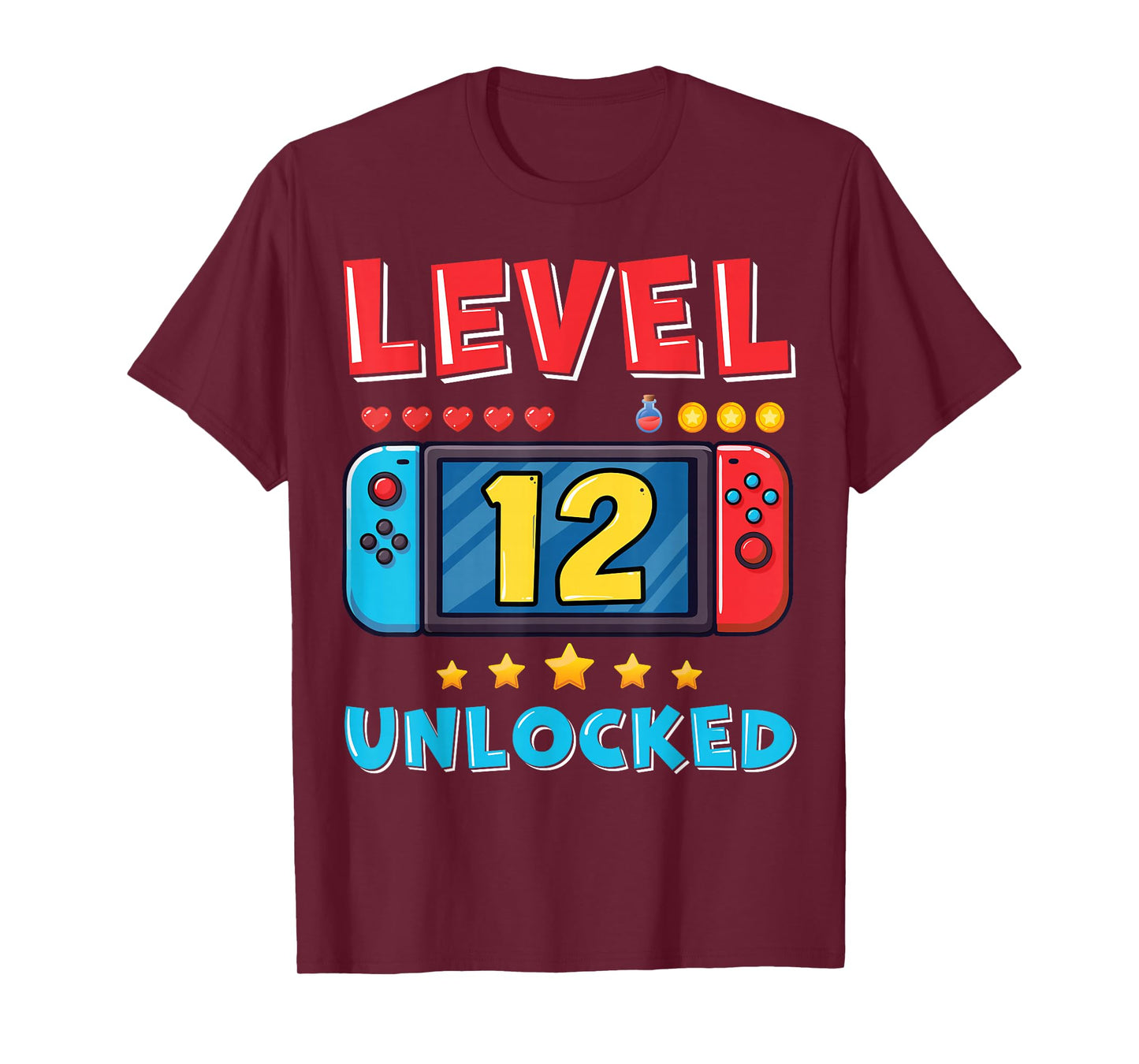 12 Year Old Bday Decorations Son Boy 12yr 12th Birthday T-Shirt