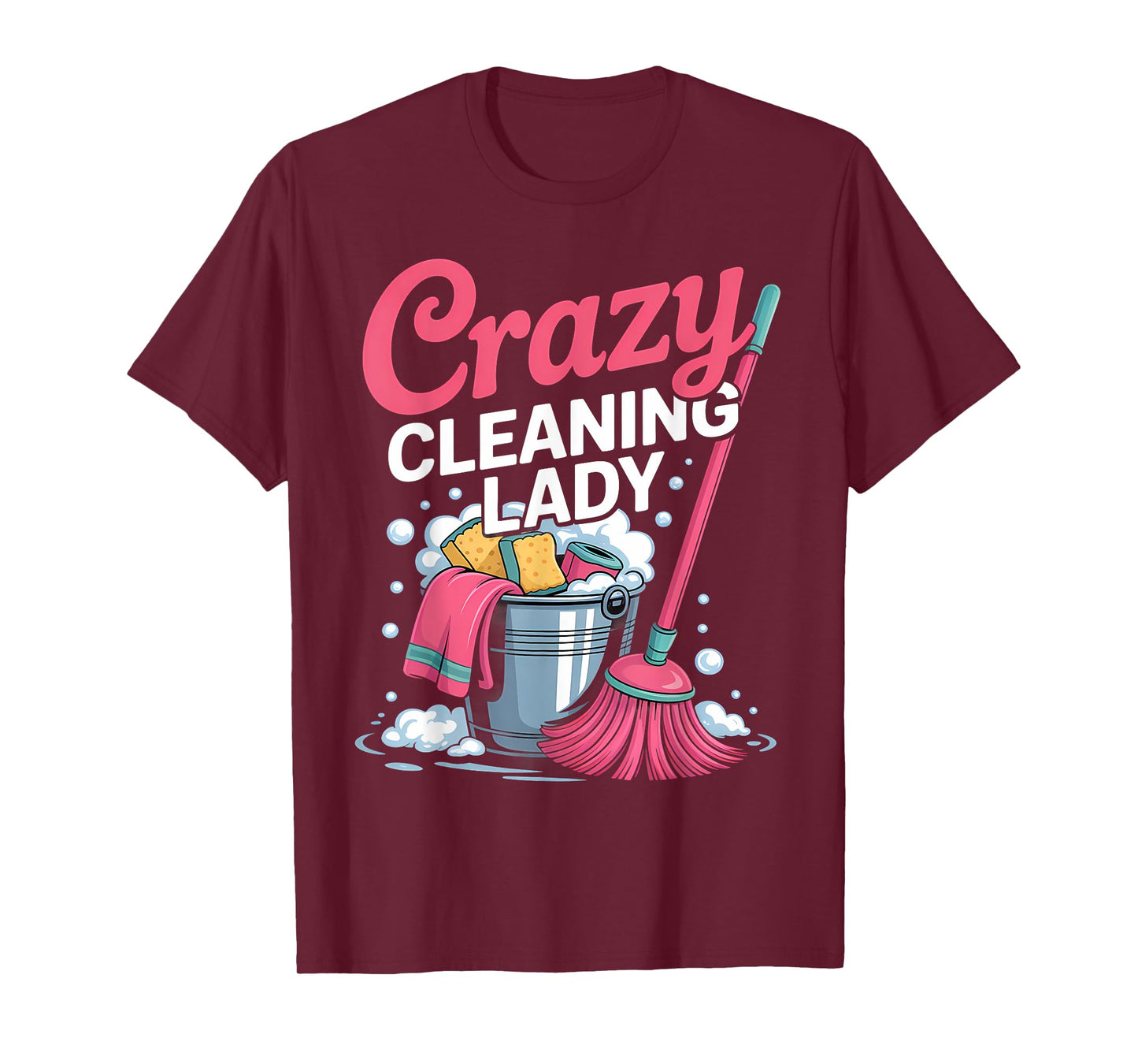 Cleaning Lady Housekeeping Cleaning Lover Housekeeper T-Shirt