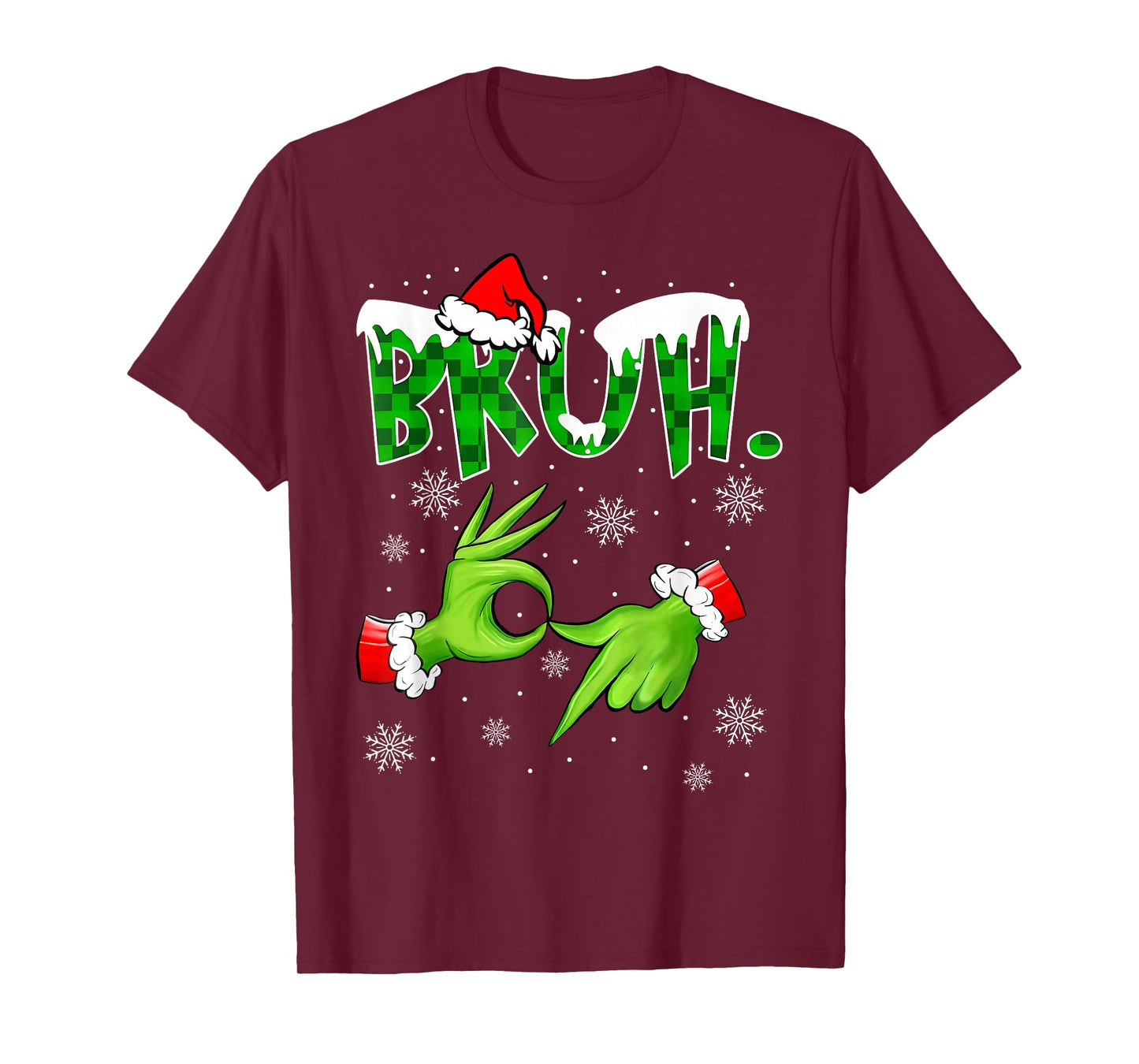 Bruh 67 Six Seven 6 7 Meme Christmas Funny Gen Alpha Slang T-Shirt