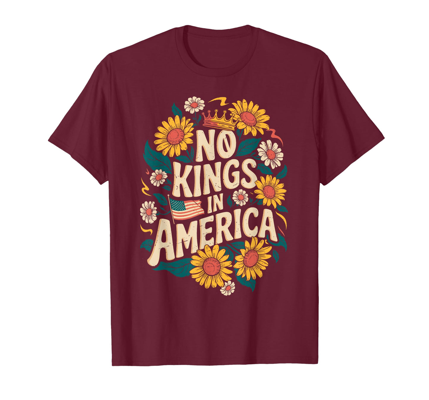 No Kings In America We The People Political Shirt Men Women T-Shirt