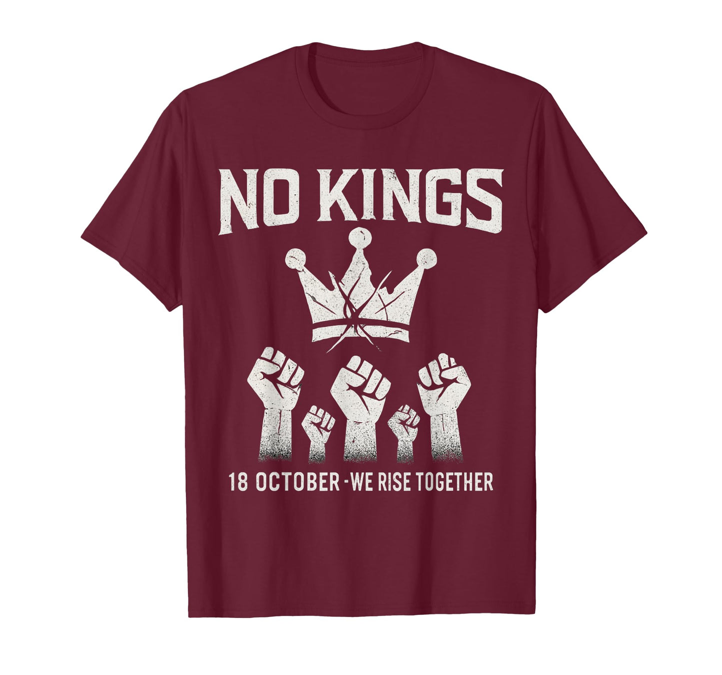No Kings in America 18 October, Democracy, We The People Tee T-Shirt