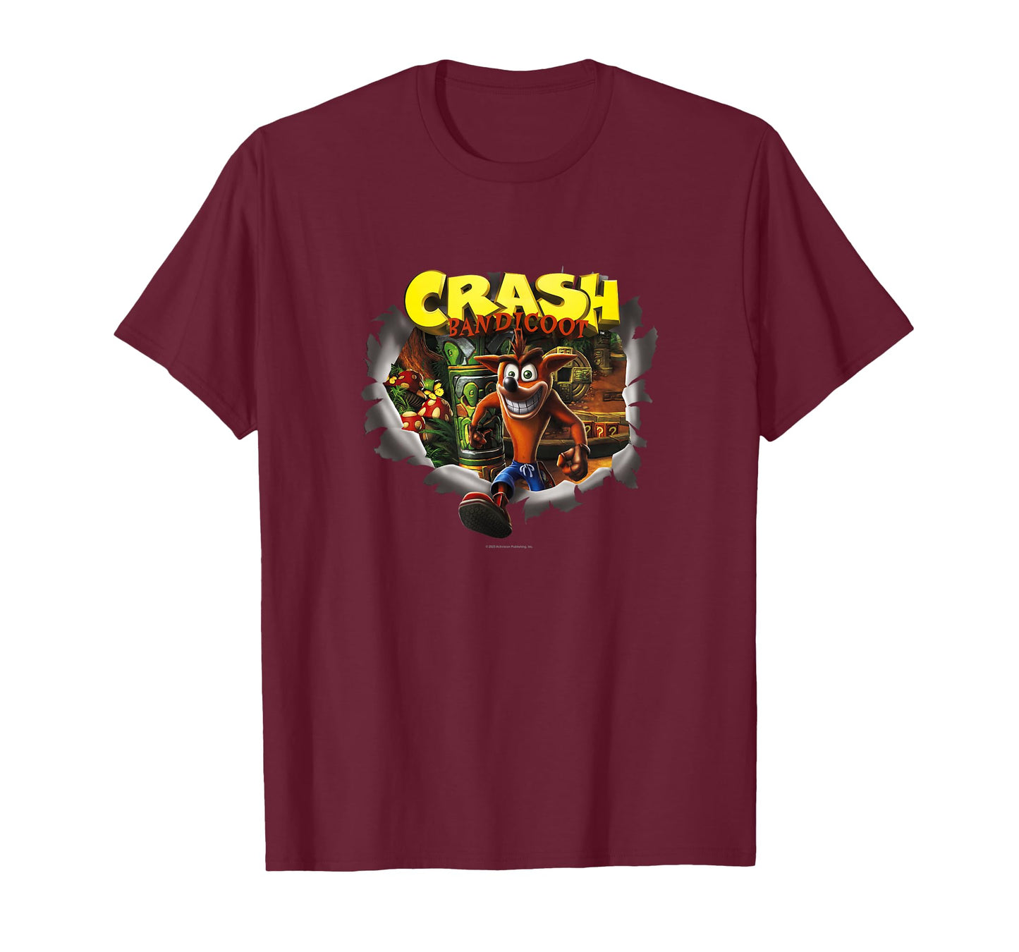 Crash Bandicoot Vintage Island Breakthrough Game Poster T-Shirt