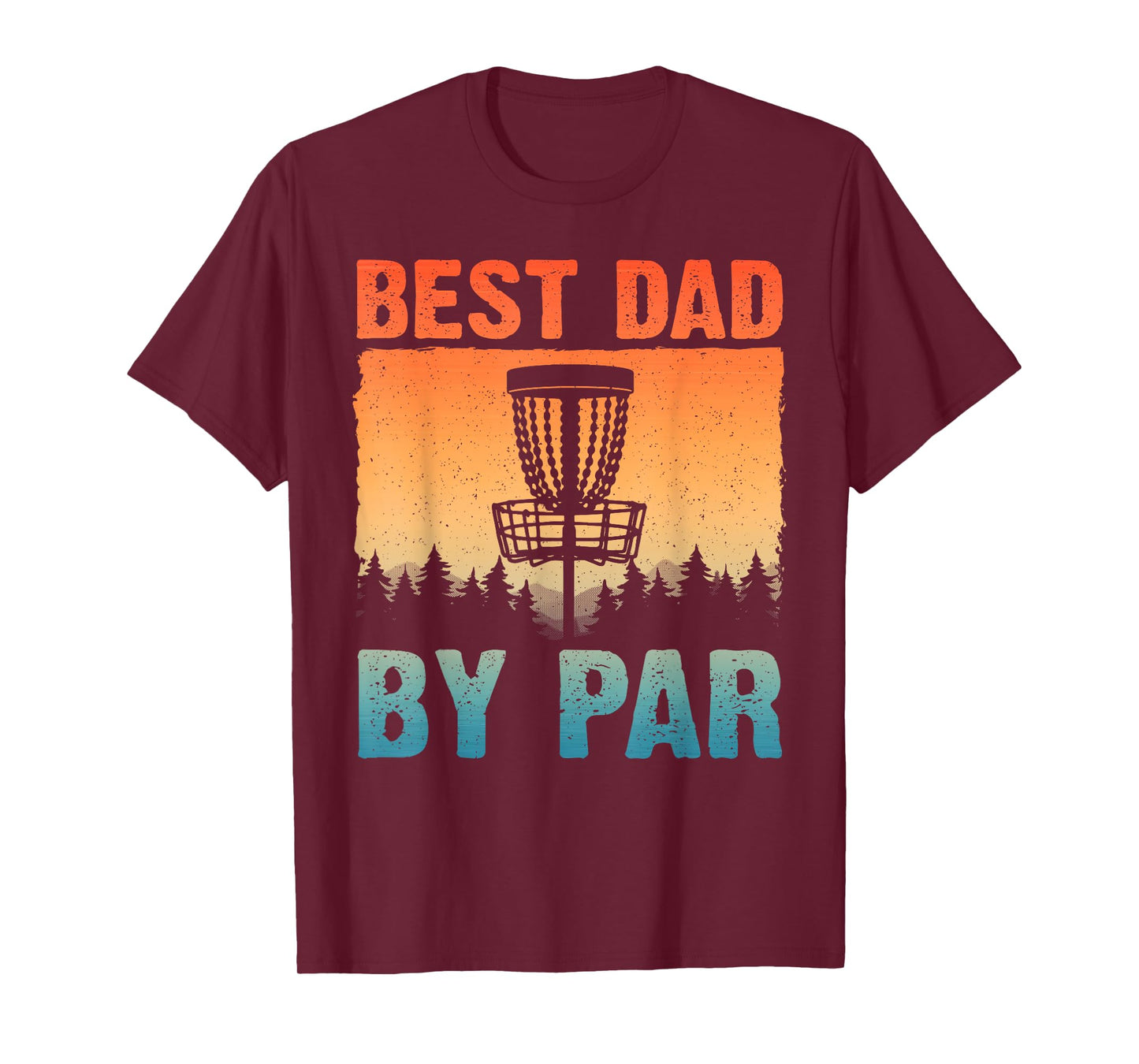 Funny Disc Golf Art For Men Dad Disc Golf Player Disc Golfer T-Shirt