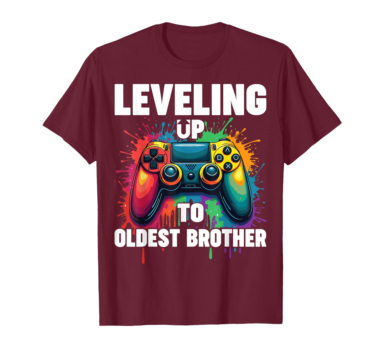 Gender Reveal Gamer Leveling Up To Oldest Brother T-Shirt
