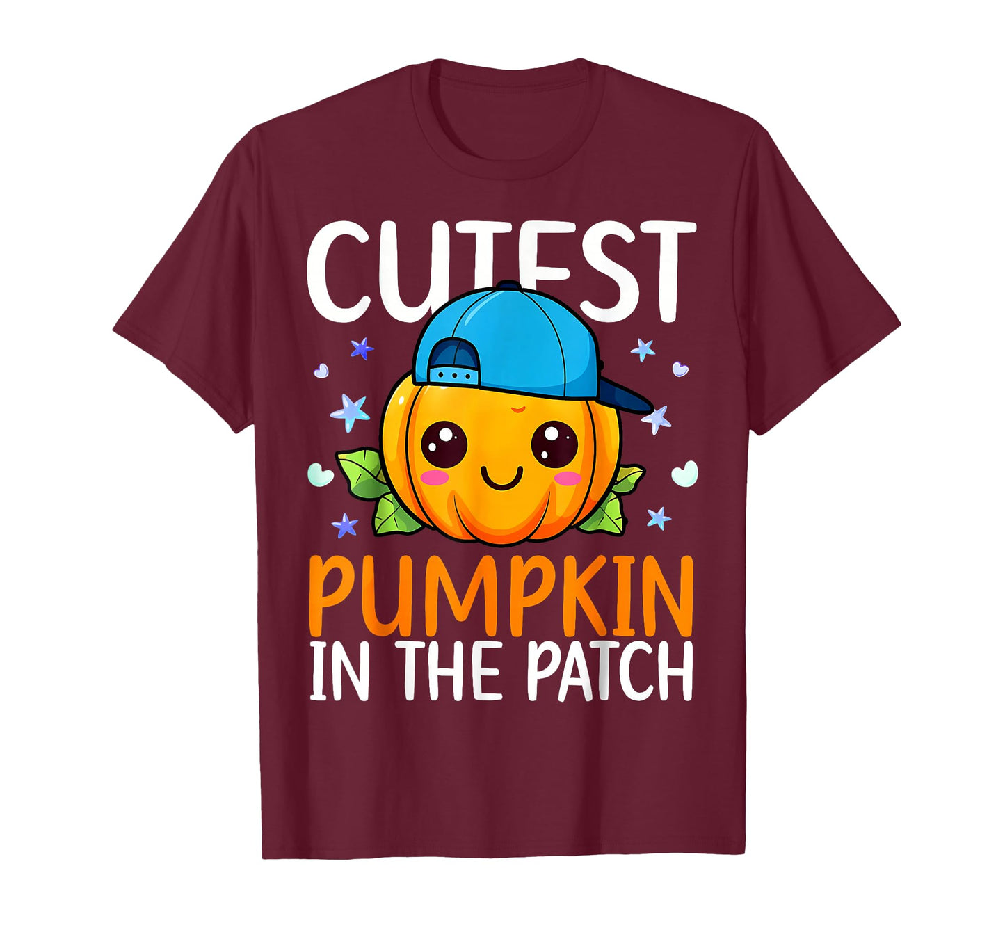 Cutest Pumpkin in The Patch Halloween Costume Boy Kids T-Shirt
