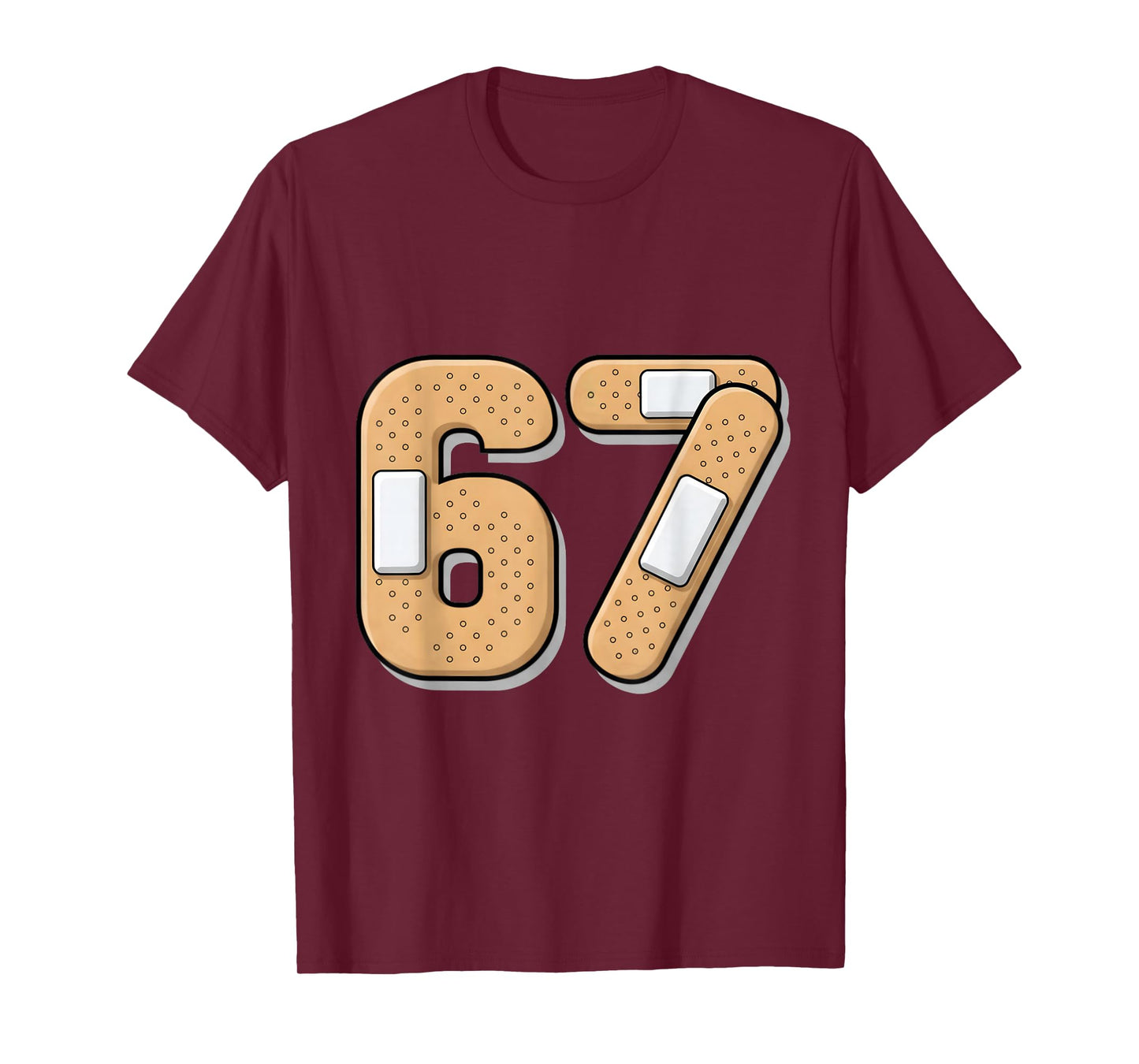 Six Seven Nursing Cool 67 Number Meme Funny T-Shirt