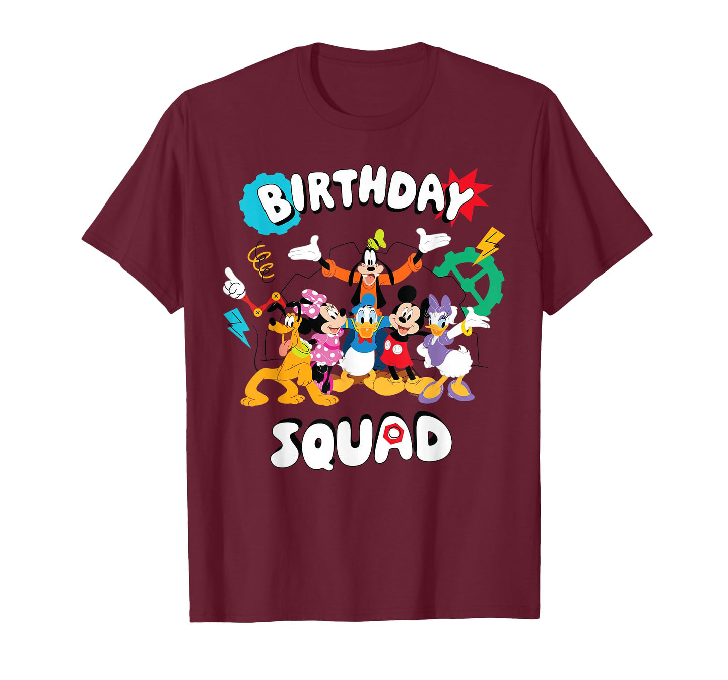 Disney Jr. Mickey & Friends "Birthday Squad" Birthday Party T-Shirt