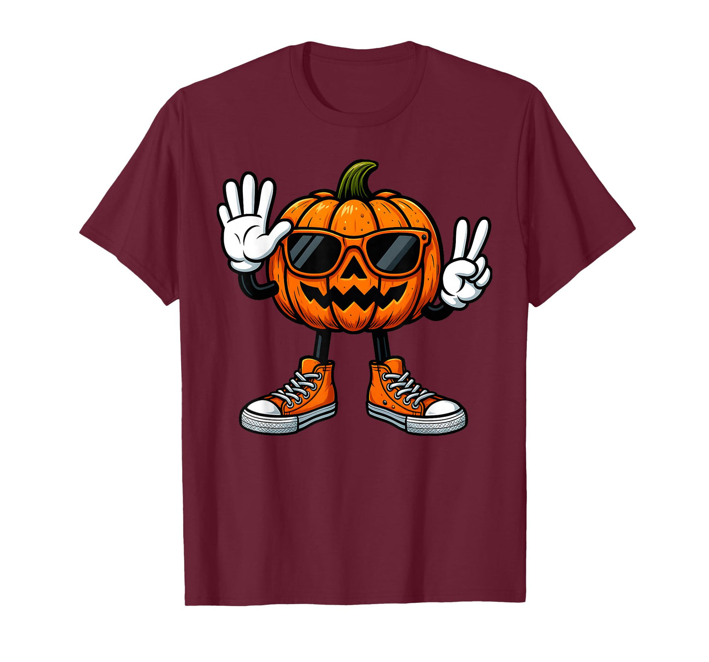 67 Halloween Pumpkin Funny Brainrot Meme Kids Six Seven Boys T-Shirt