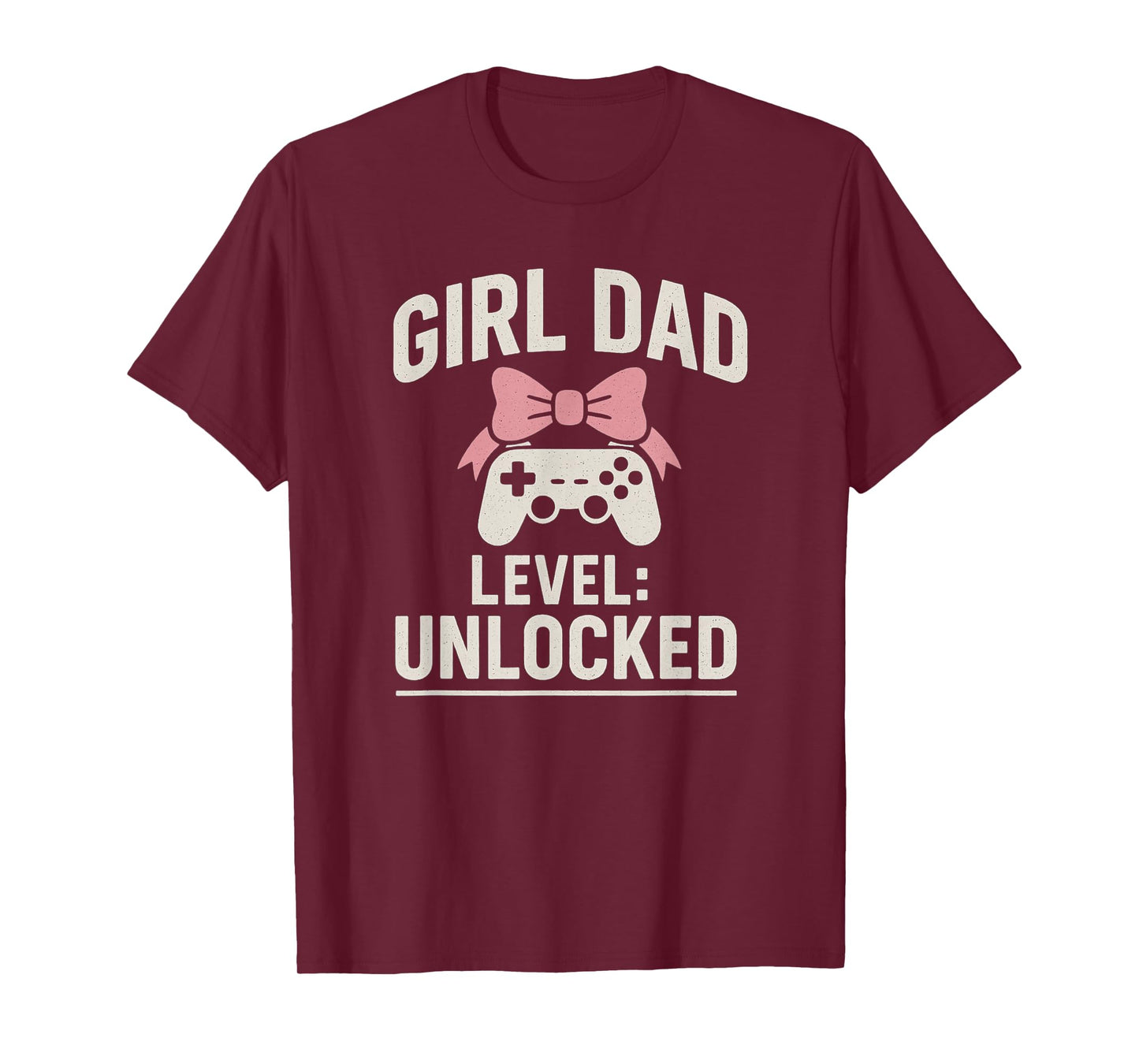 Girl Dad Level: Unlocked New Girl Dad Gift for Hospital T-Shirt
