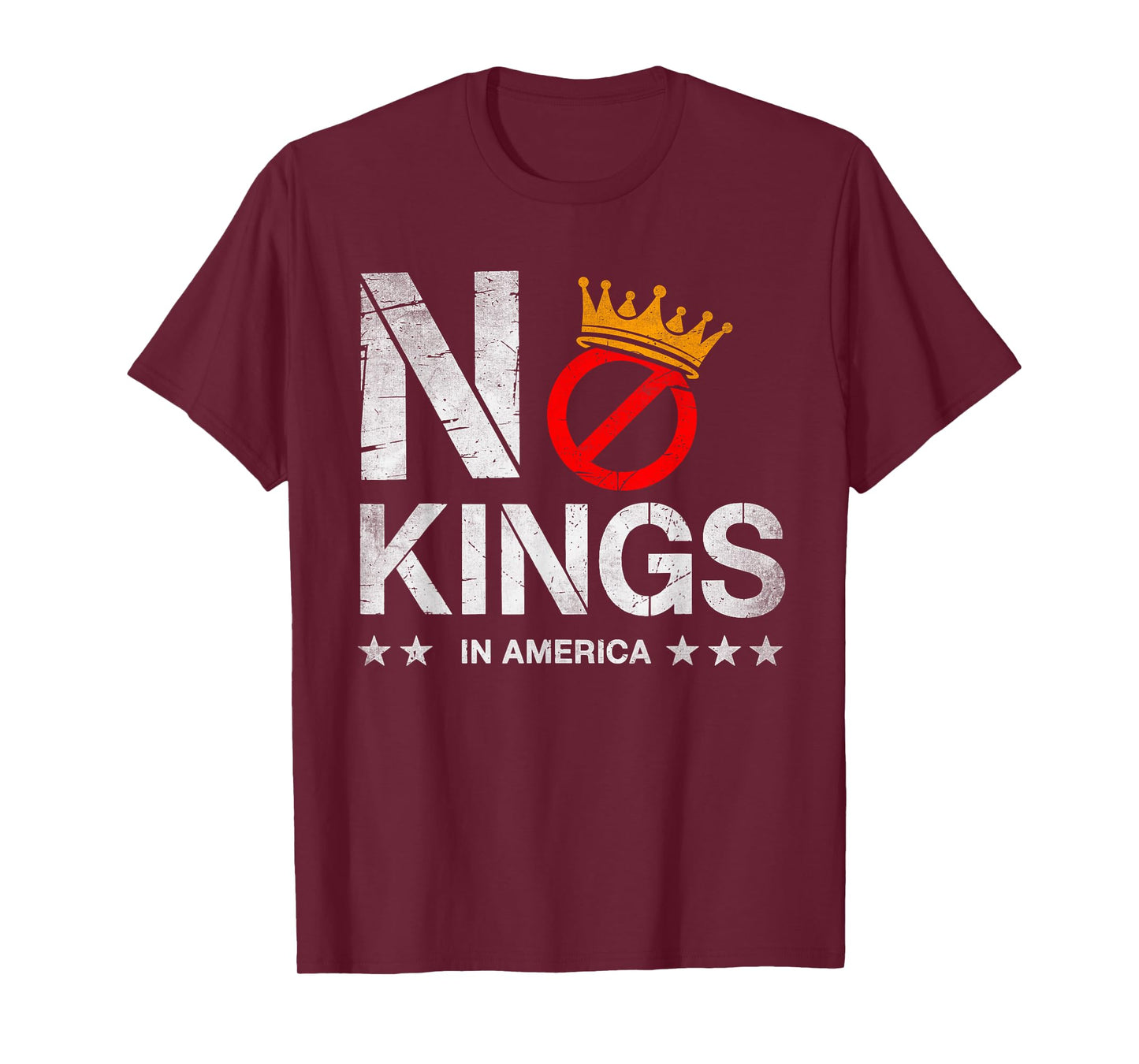 No Kings In America Patriotic Pro-Democracy Protest June 14 T-Shirt