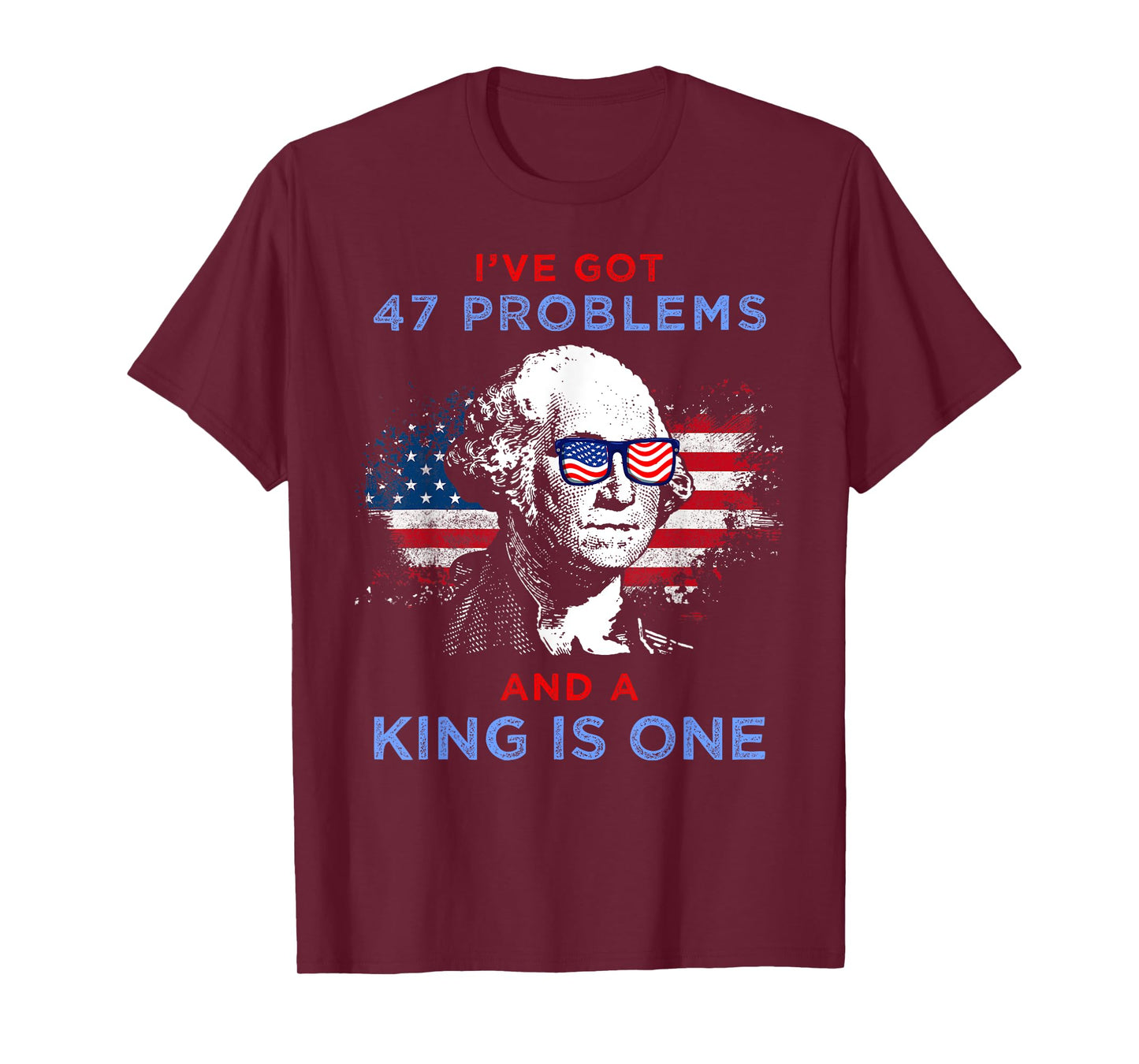 Patriotic Pro-Democracy Politics Protest No Kings In America T-Shirt