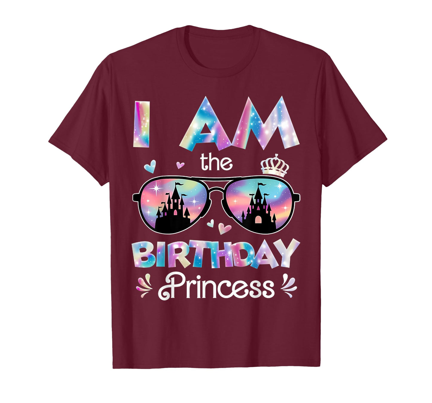 I Am The Birthday Princess Castle Sunglasses T-Shirt