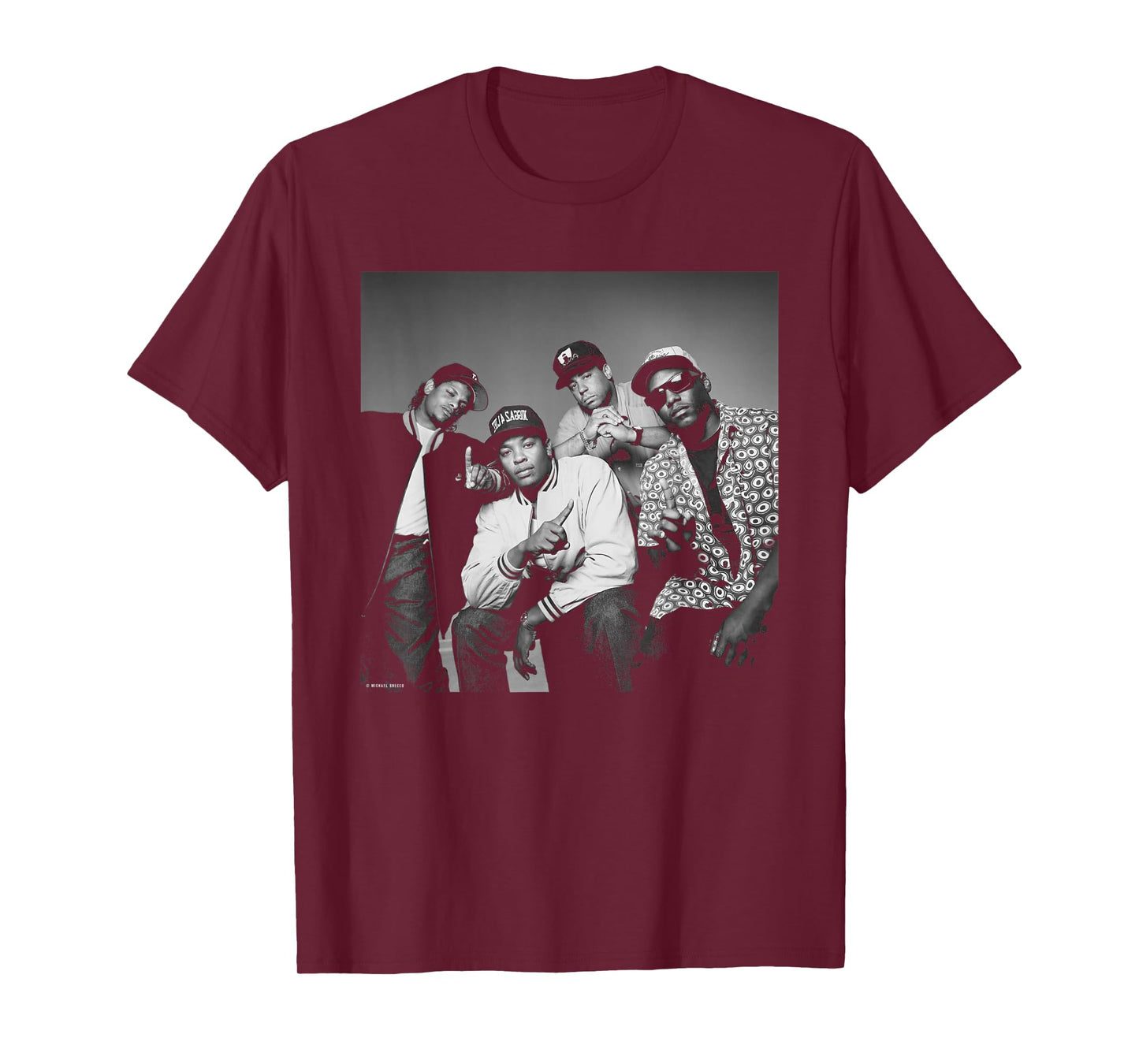 Easy-E Dr Dre DJ Yella MC Ren NWA by Michael Grecco T-Shirt