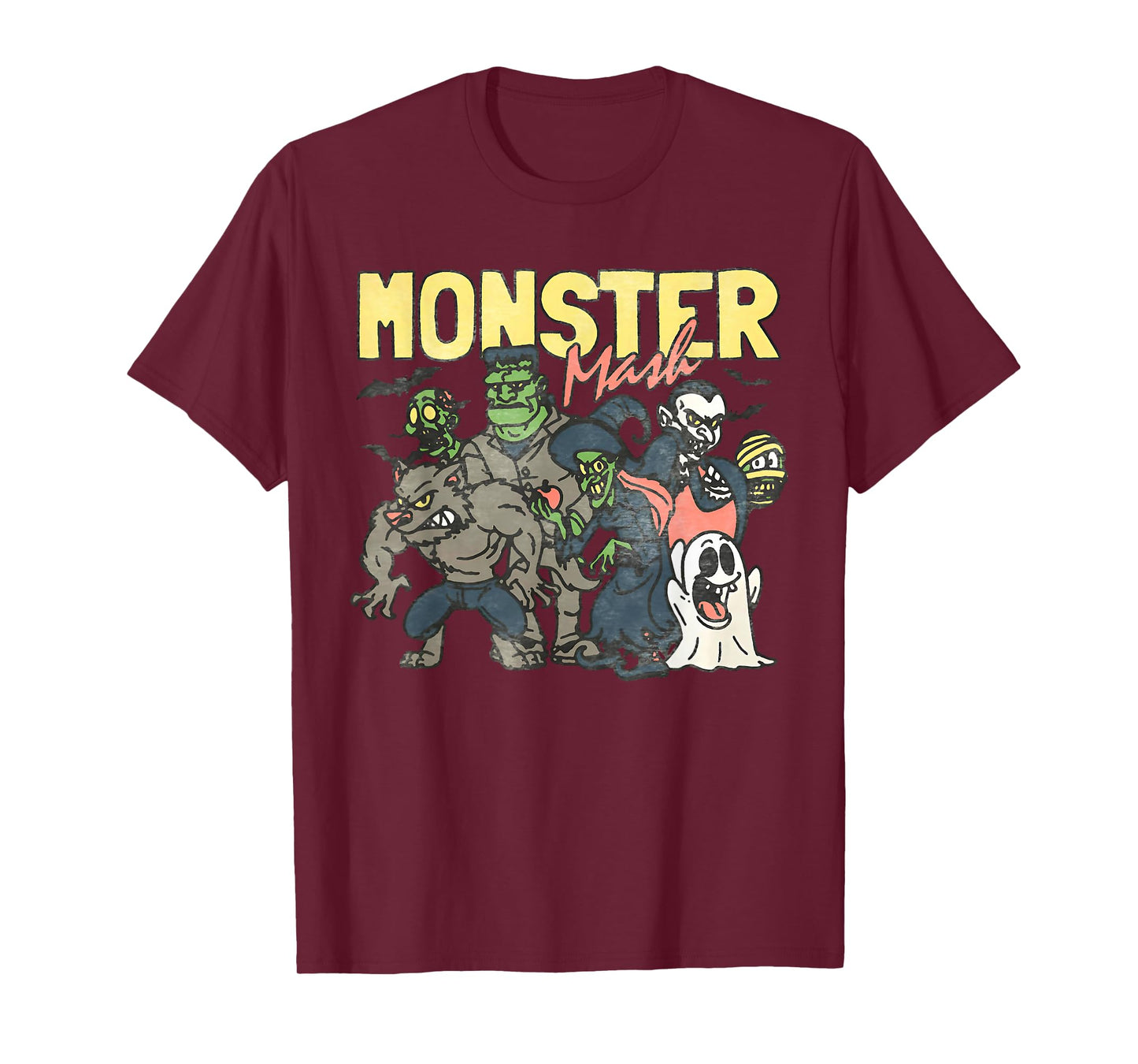 Monster Mash Happy Halloween Spooky Season Trick Or Treat T-Shirt