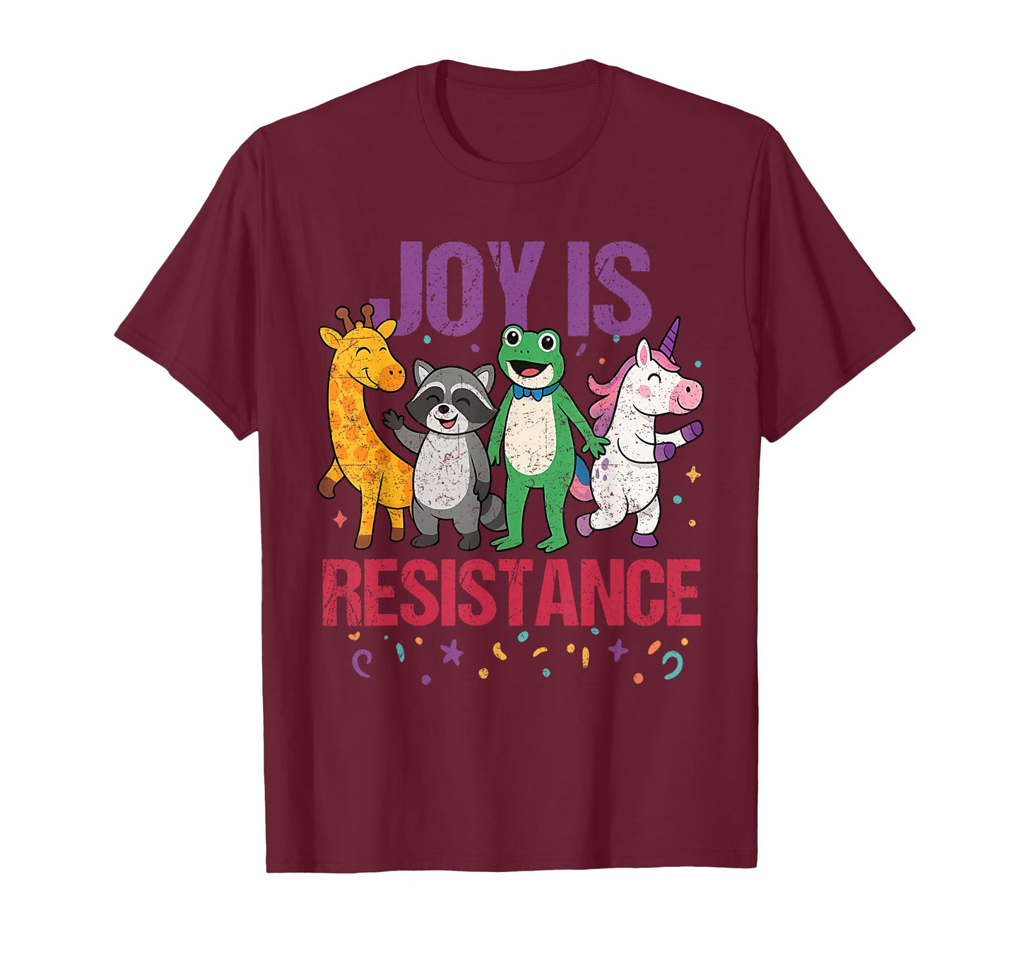 Joy is Resistance - Portland Frog Protest T-Shirt