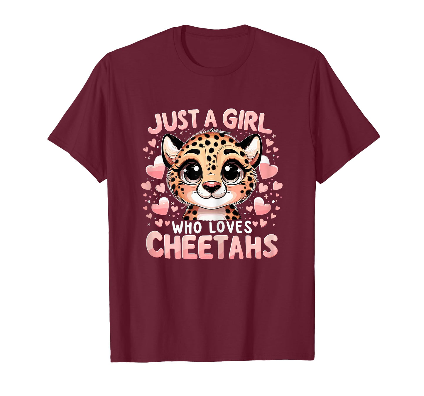 Cheetah Just a Girl Who Loves Cheetahs T-Shirt