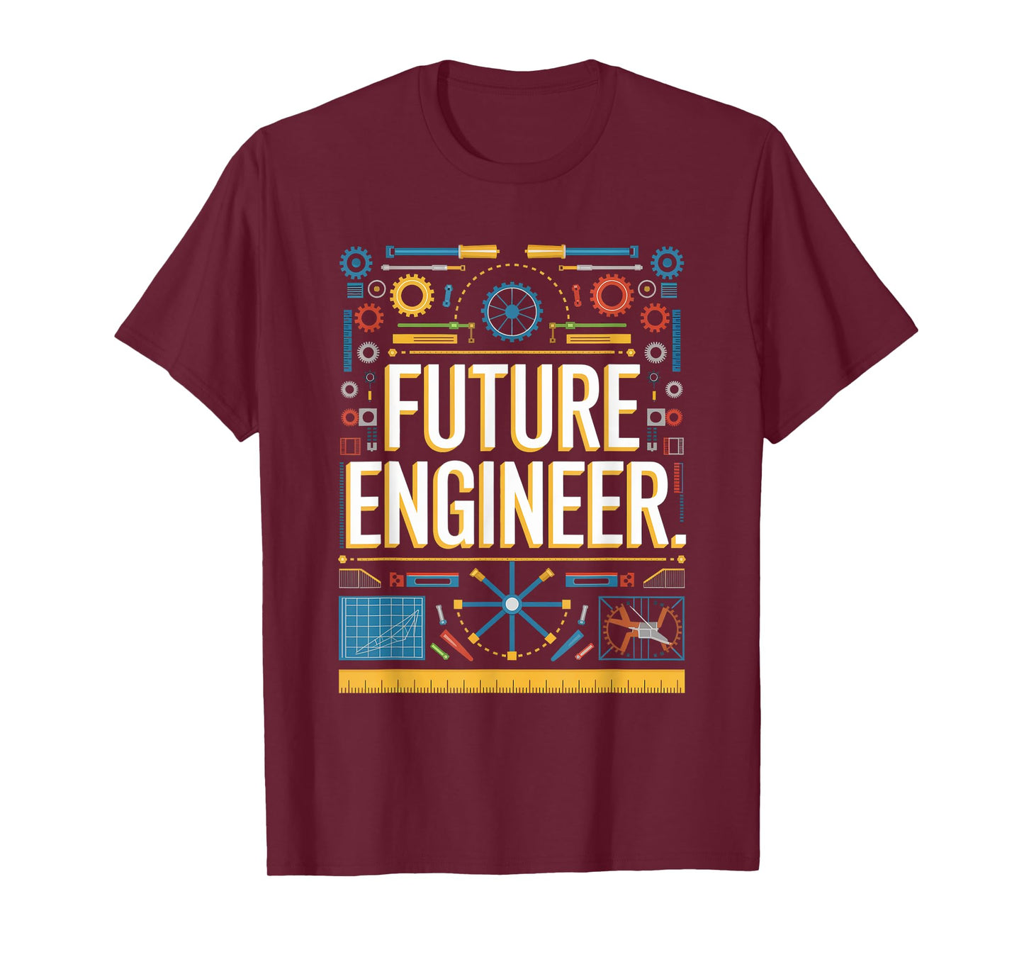 Future Engineer Graduation School Kids Toddler Women Men T-Shirt