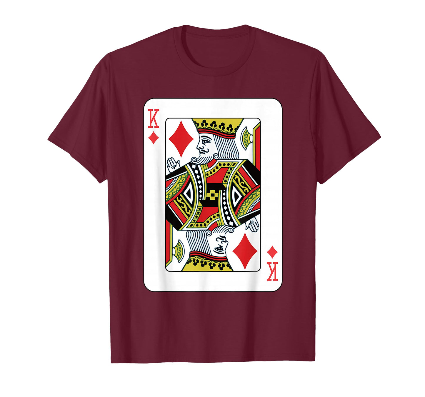 King of Diamonds Playing Card Poker T-Shirt