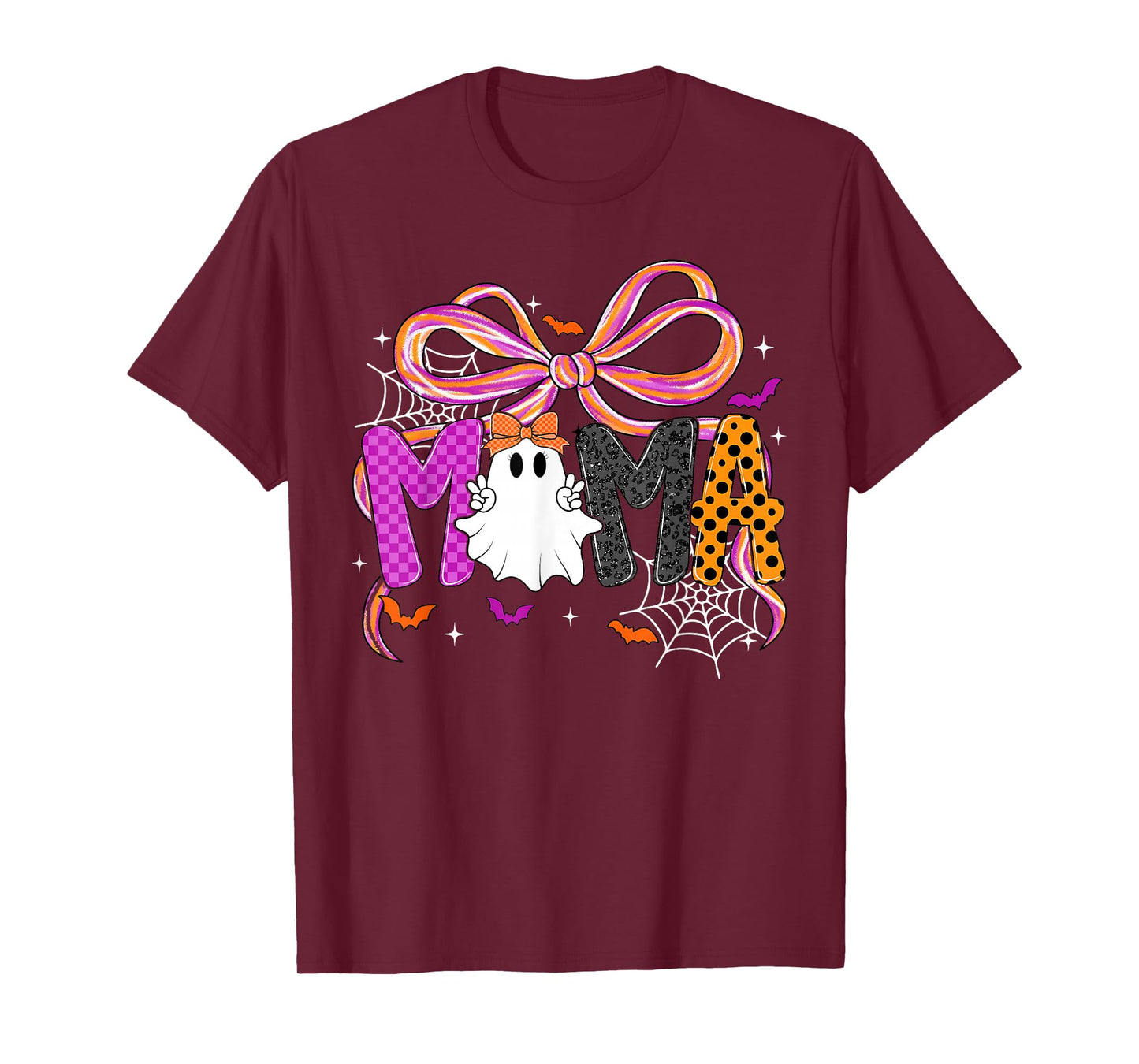 Spooky Mama Mini Matching Ghost Halloween Mom Mother's Day T-Shirt