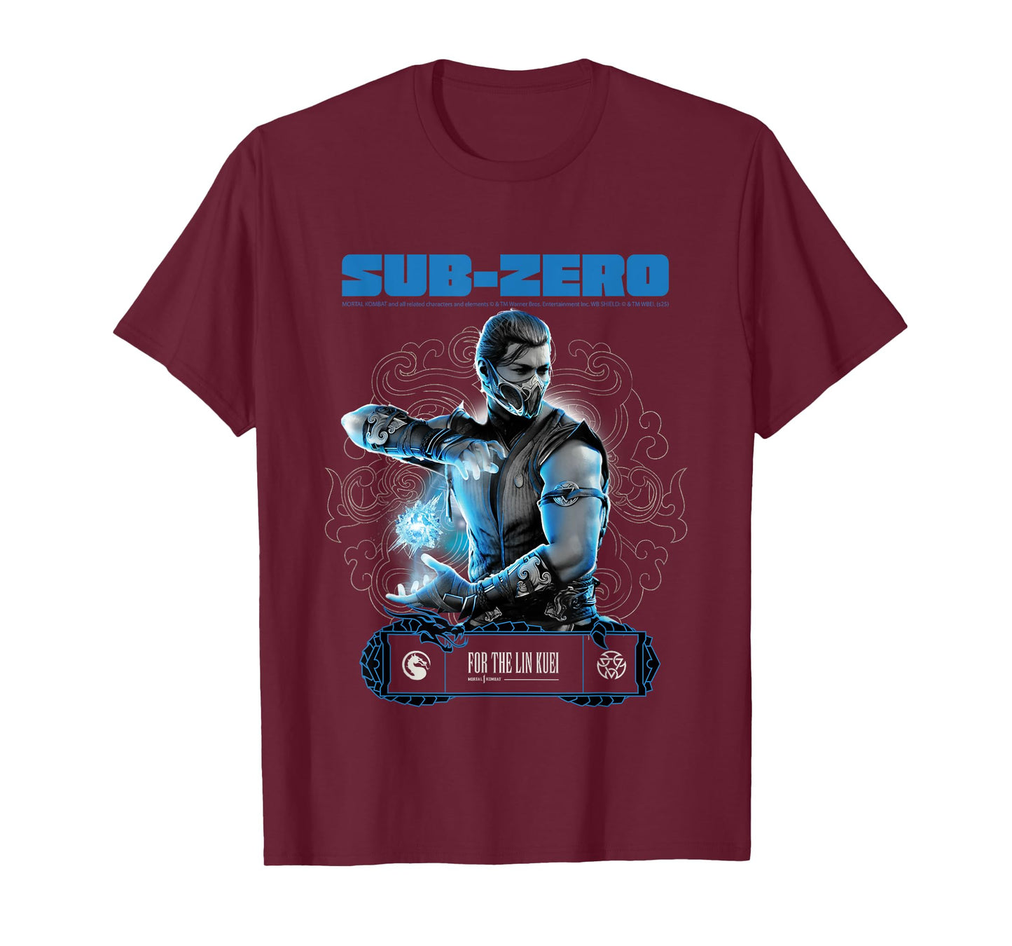 Mortal Combat Merch Sub-Zero for The Lin Kuei T-Shirt