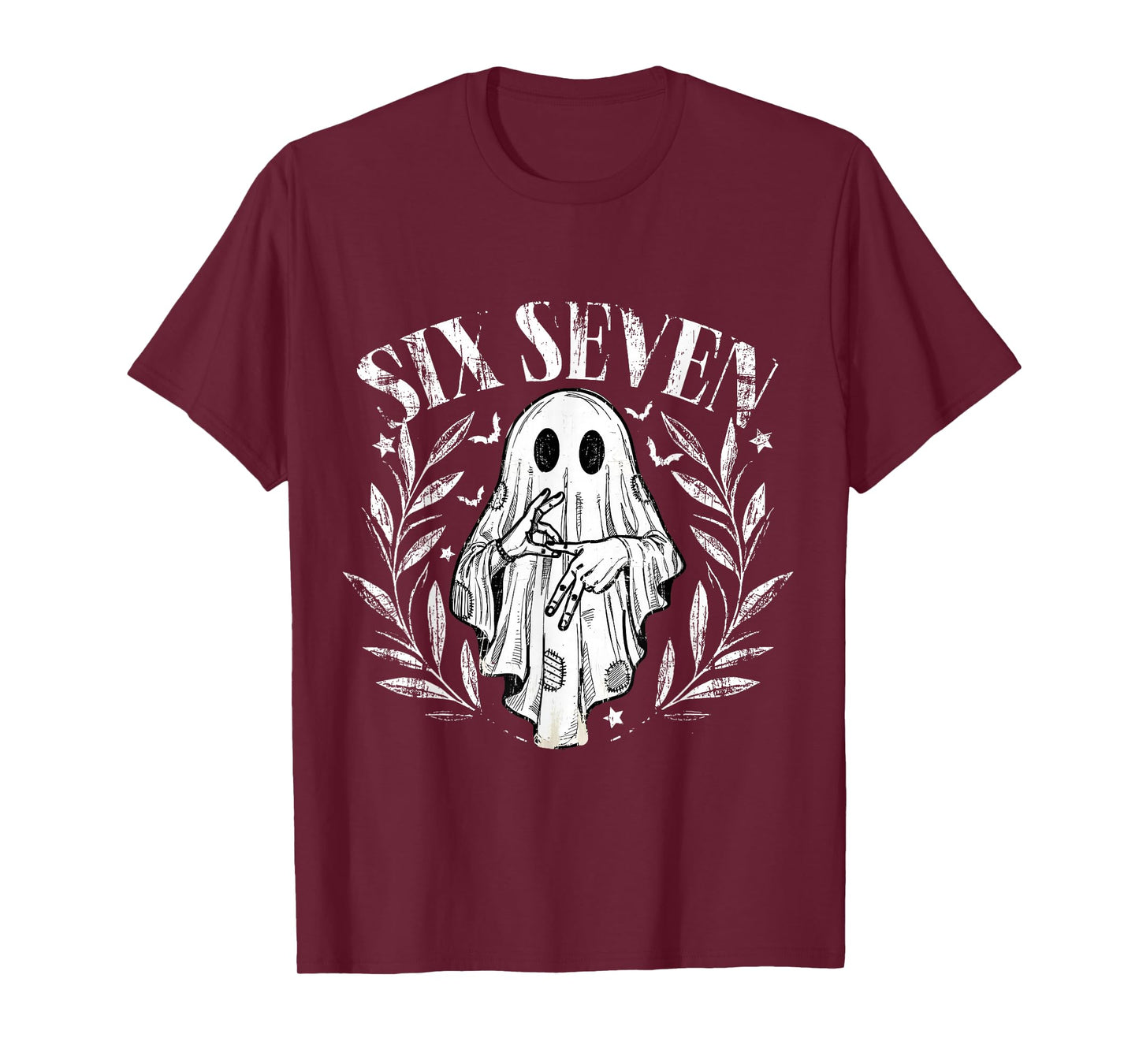 Six Seven Meme 6 7 Halloween Viral Gen Z Meme Saying T-Shirt