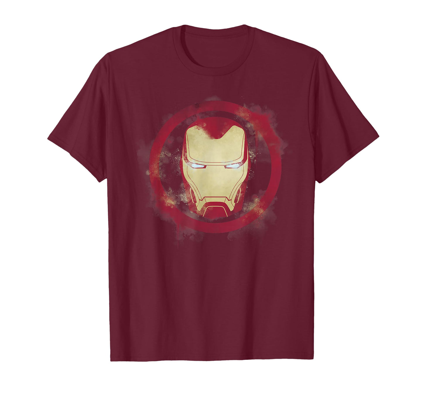 Marvel Avengers Endgame Iron Man Spray Paint Logo T-Shirt