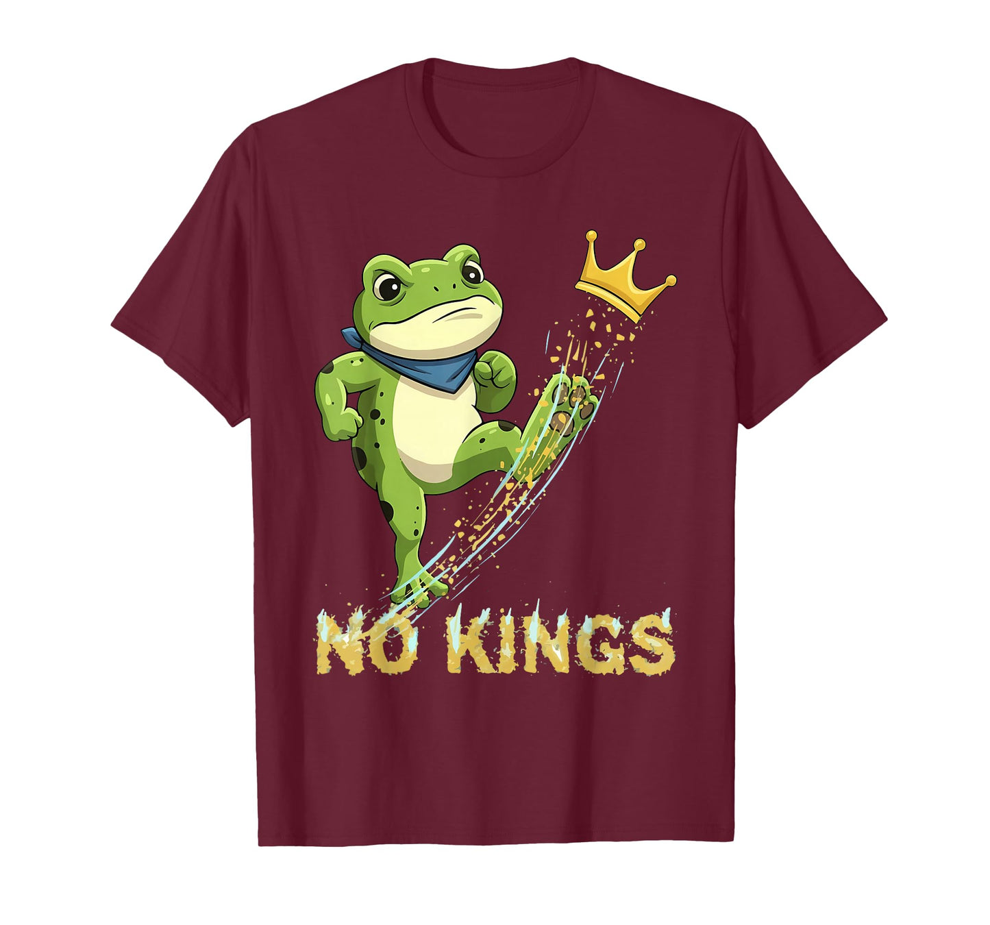 Frog Protest No Kings in America No Kings Since 1776 Frog T-Shirt