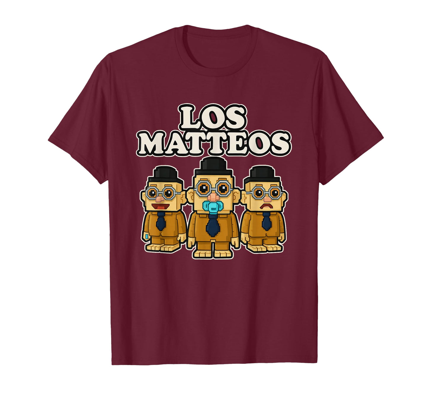 Los Matteos - Funny Mateo Italian Brainrot Kids Gaming Meme T-Shirt