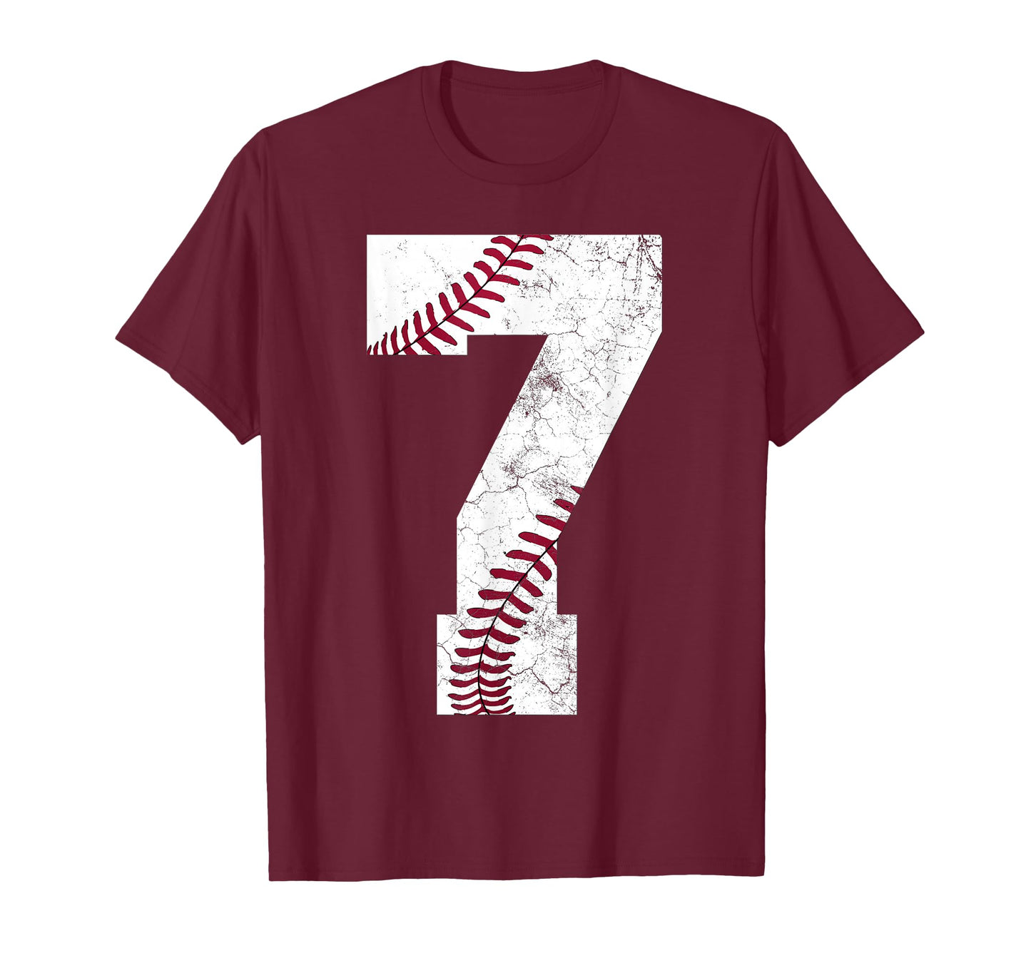7th Birthday 2018 Baseball Boys Kids Seven 7 Seventh Gift T-Shirt