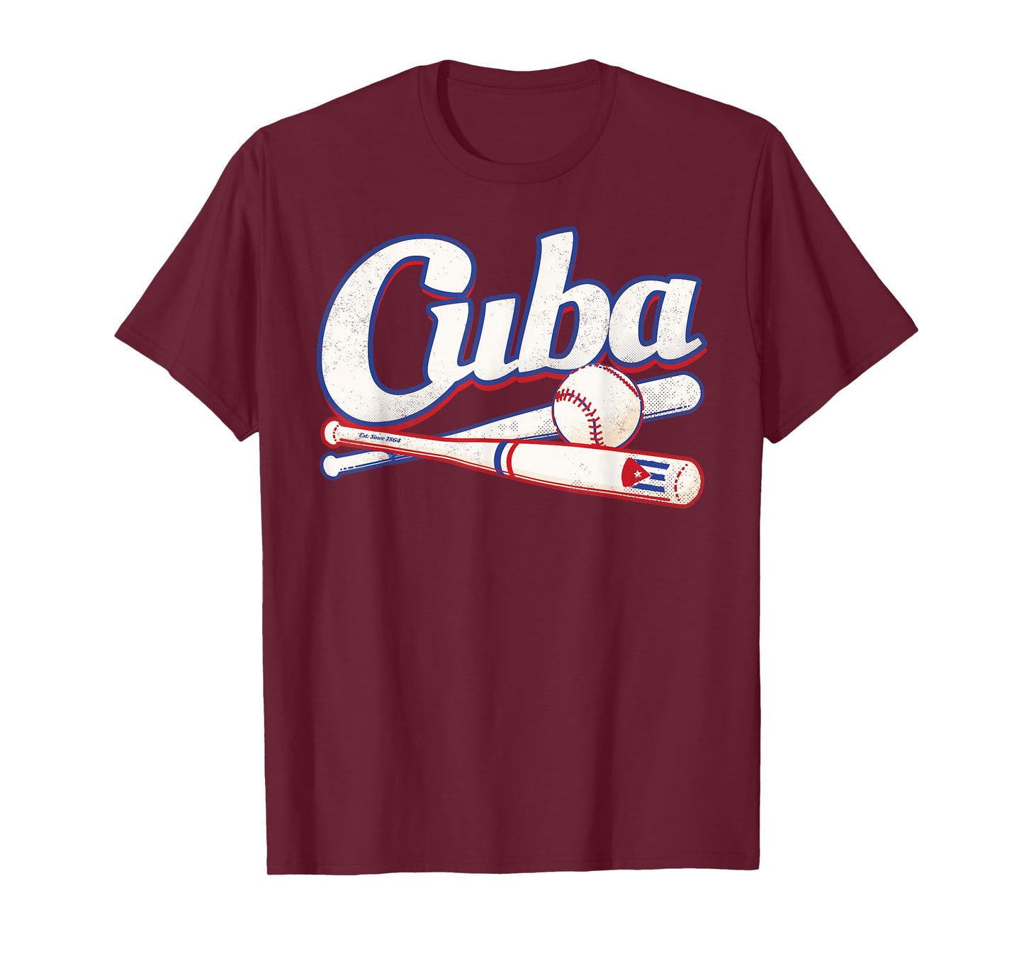 Cuba Baseball Shirt Fan Cuban Flag Sport Team Graphic T-Shirt