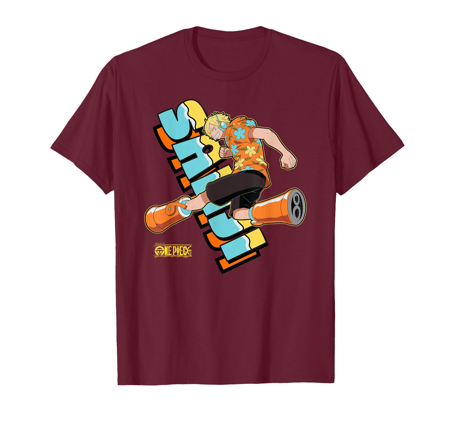 One Piece Anime Sanji Egghead Island T-Shirt