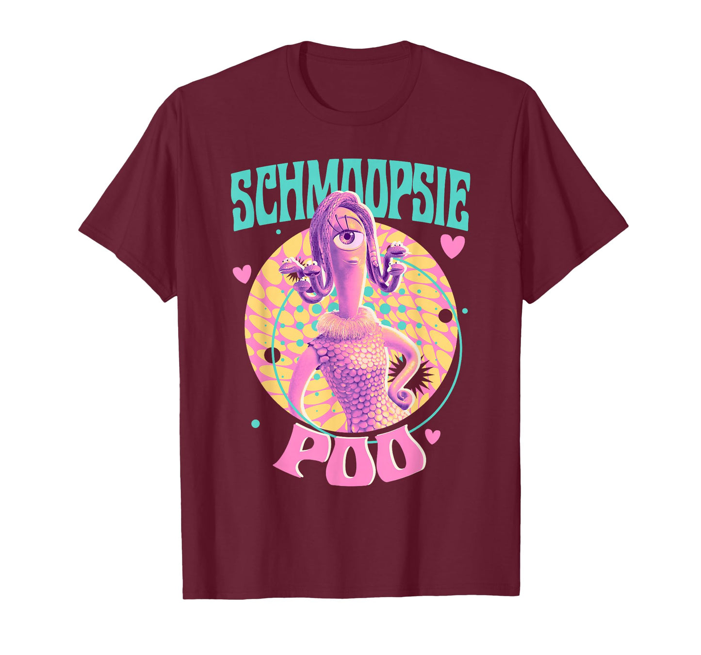 Disney Pixar Monsters Inc. Valentine's Schmoopsie Poo Celia T-Shirt