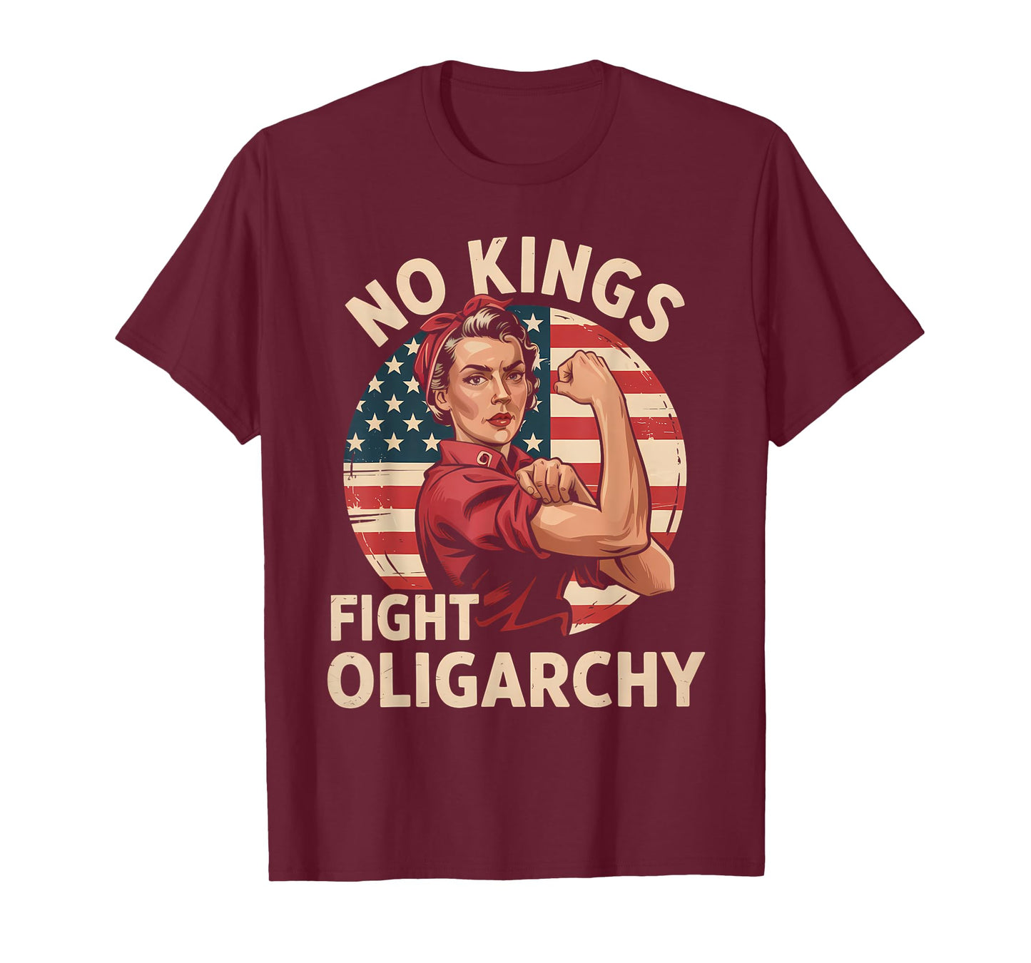 No Kings T Shirt Fight Oligarchy No Kings In America Women T-Shirt