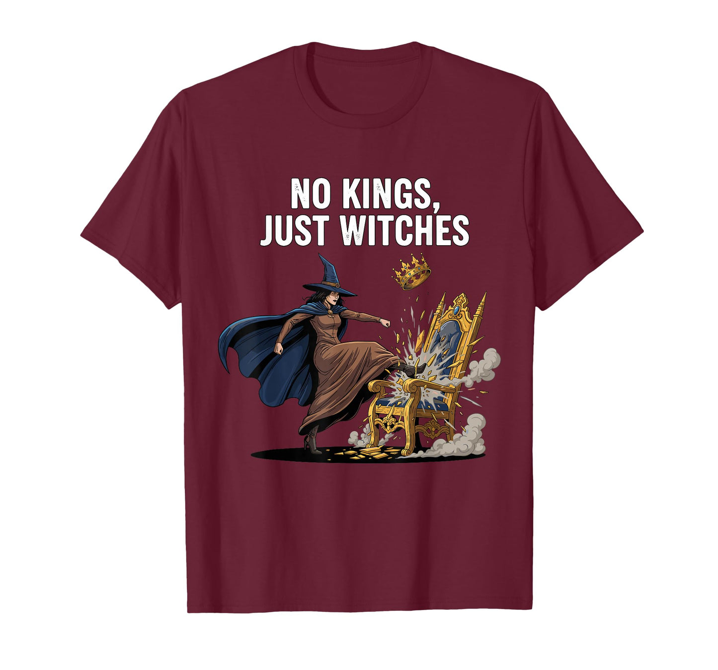 Funny Witchcore Halloween Aesthetic No Kings Just Witches T-Shirt