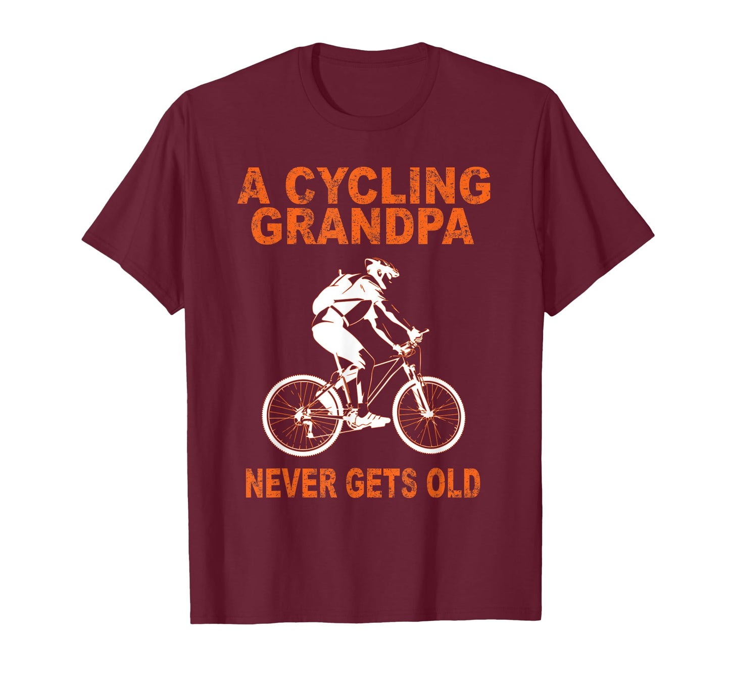 A Cycling Grandpa Never Gets Old Shirt for Fathers Day Gift T-Shirt