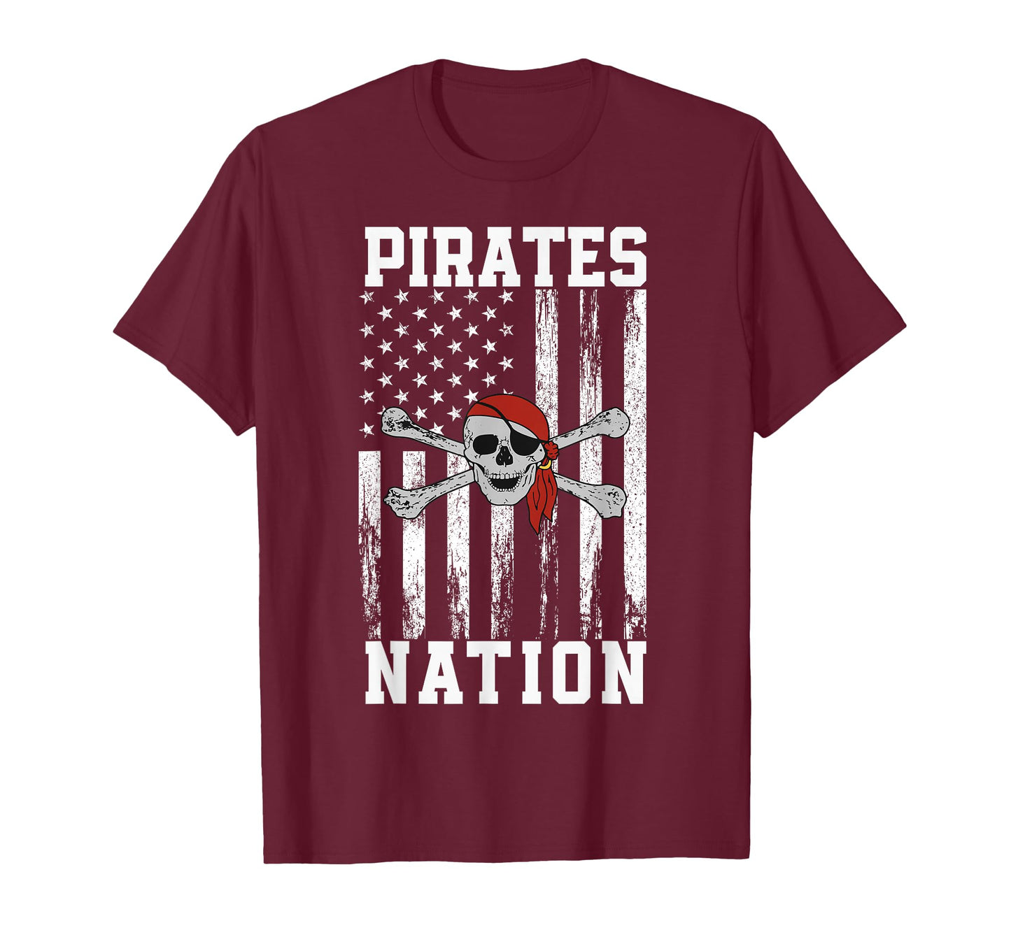 Port Charlotte Pirates Logo Nation HS T-Shirt