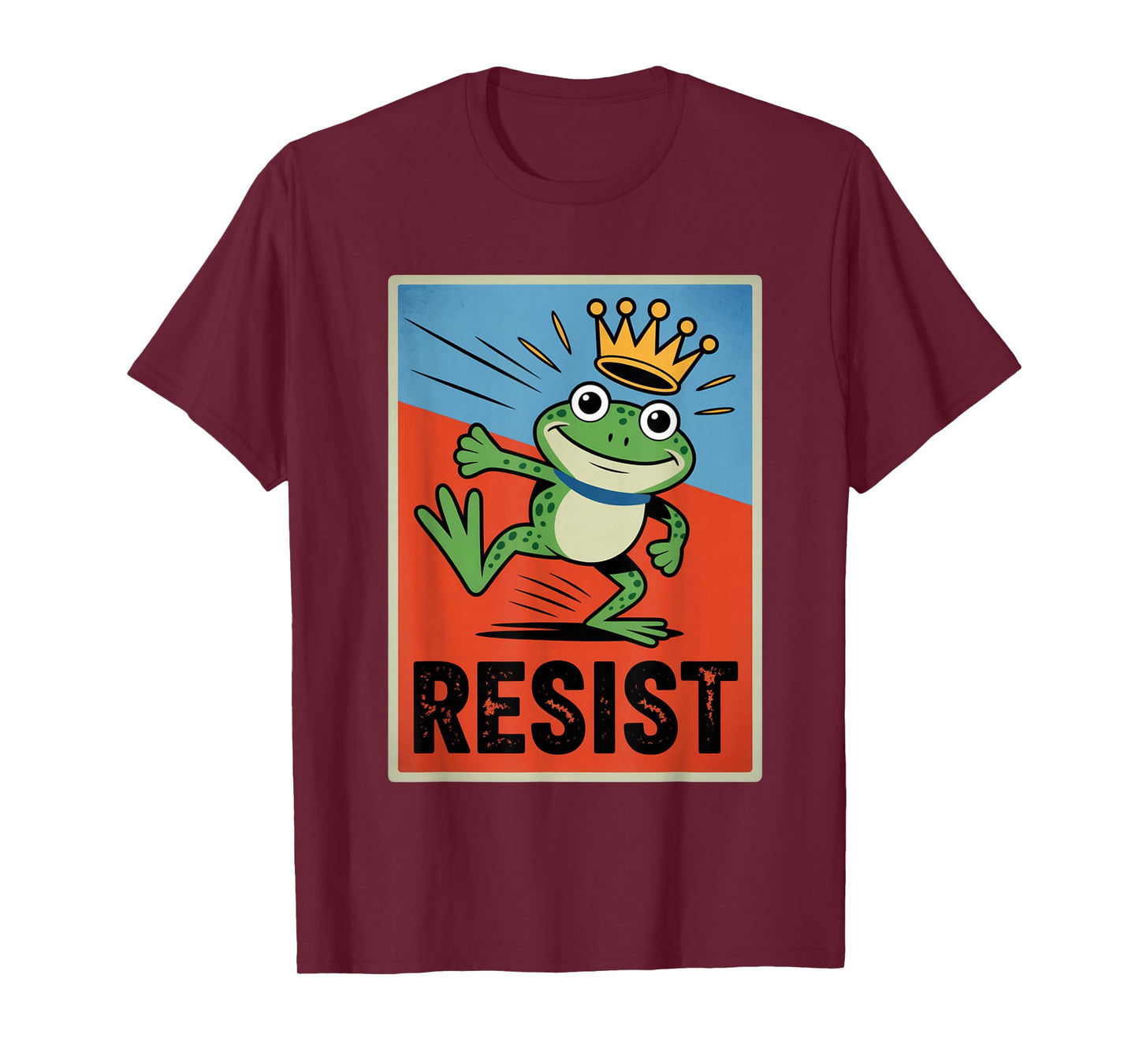 No Kings Funny Portland Frog Protest Resist T-Shirt