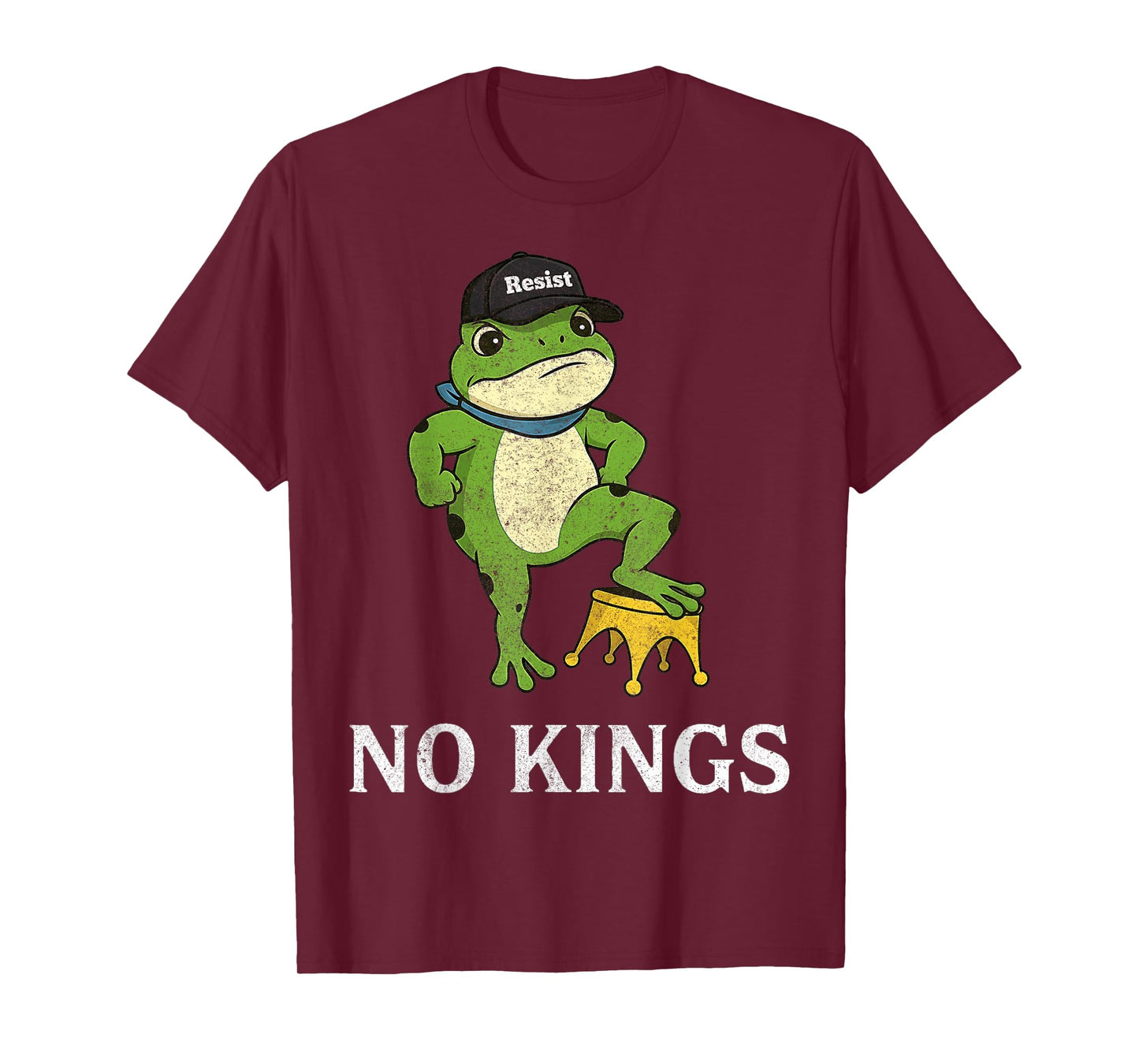 Freedom Portland Frog Resist No Kings T-Shirt