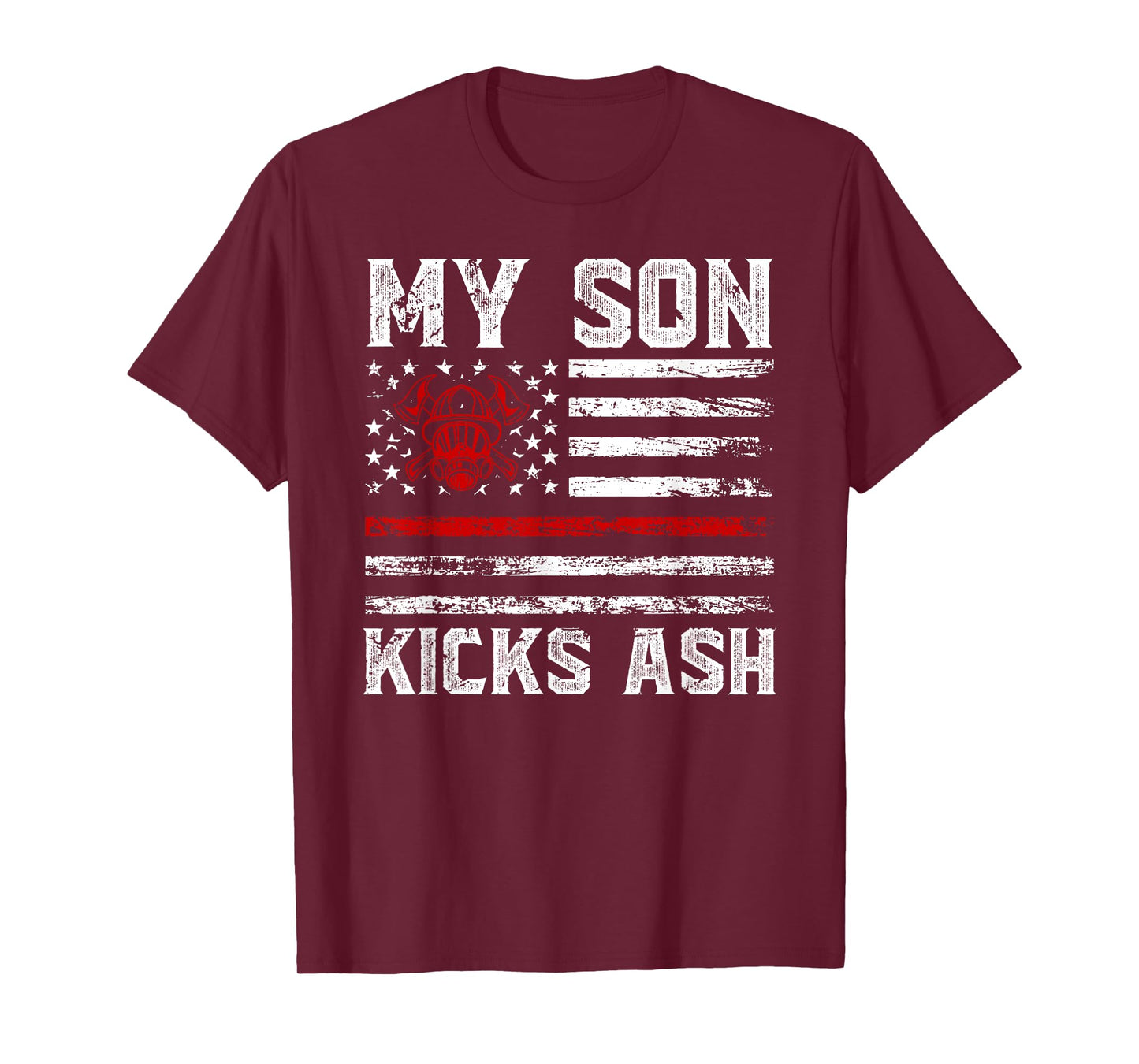 Funny Firefighter Mom Fireman Mom Of A Firefighter Mother T-Shirt