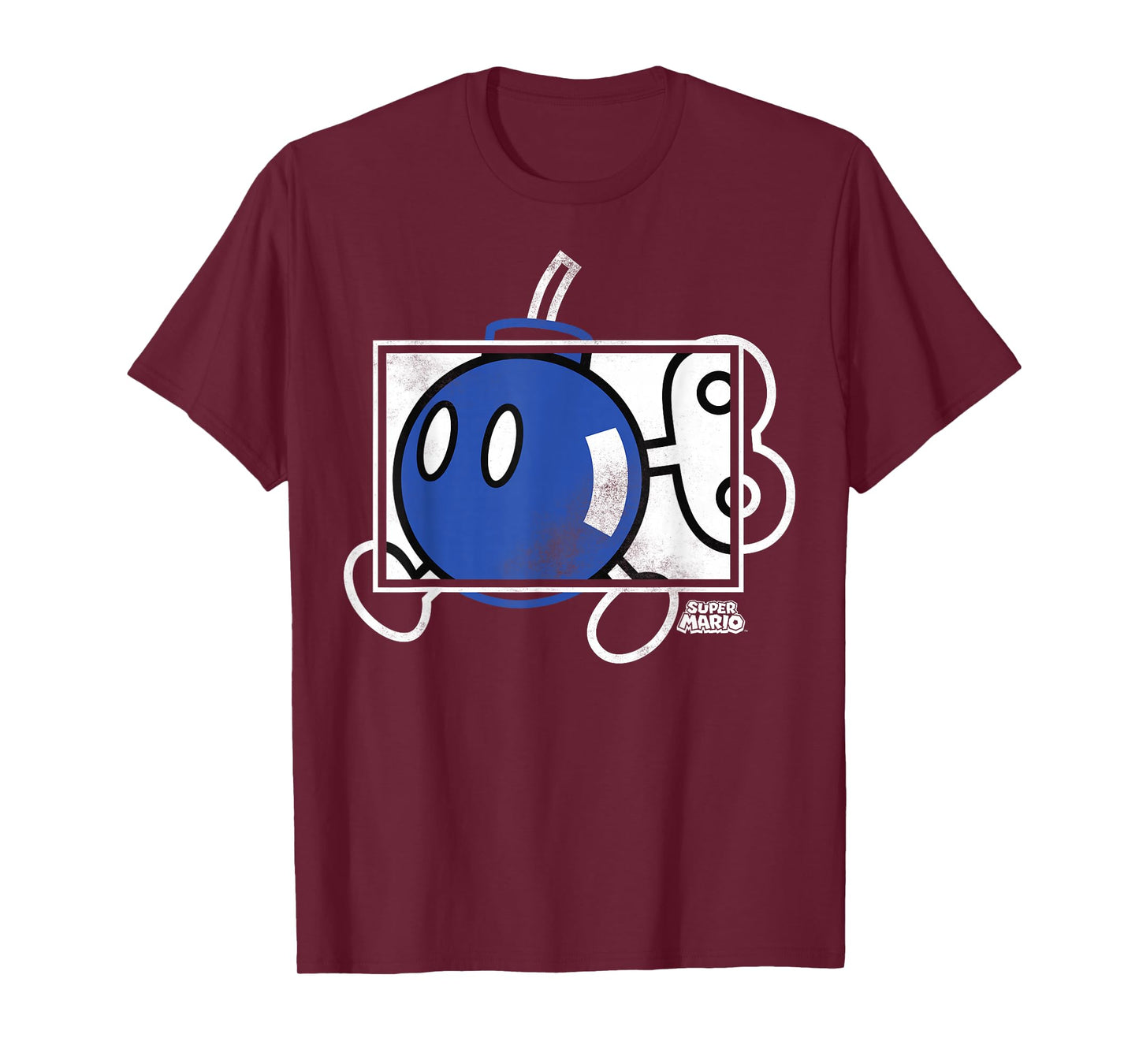 Nintendo Super Mario Bob-Omb X-Ray Graphic T-Shirt T-Shirt