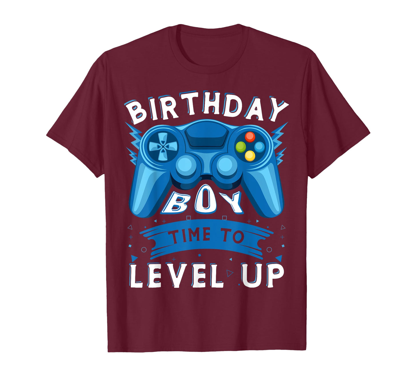 Birthday Boy Time to Level Up Video Game Birthday Gamer Boys T-Shirt