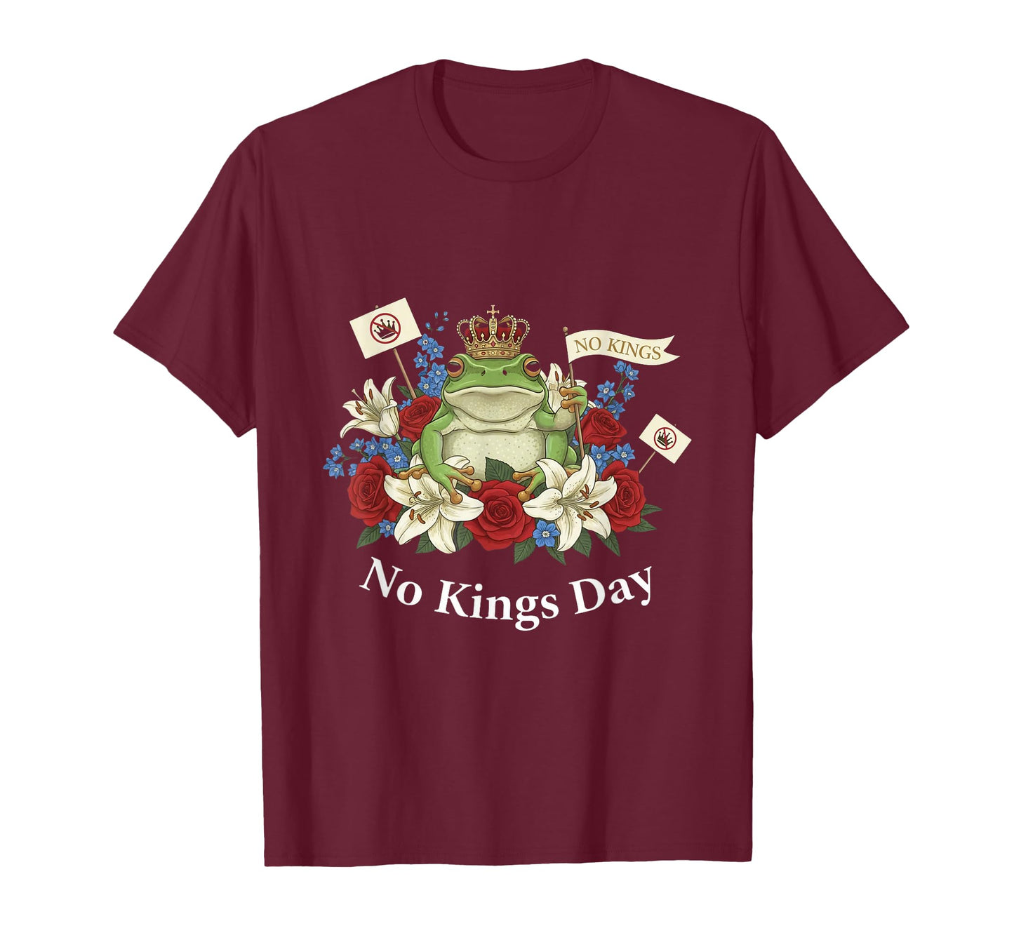 No Kings Day Portland Shirt Frog Protest T-Shirt