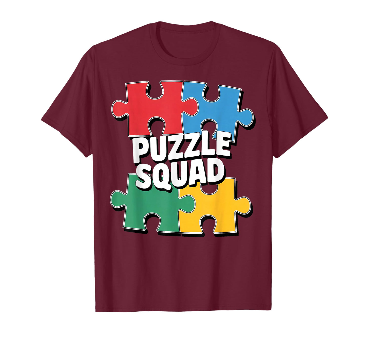 Puzzle Squad Team Family Matching for Jigsaw Hobbyists T-Shirt